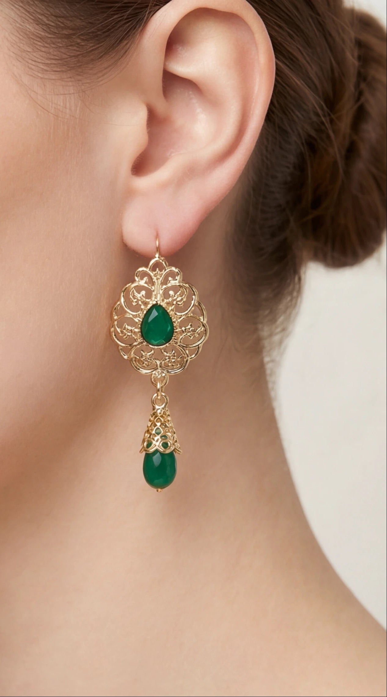 Green Nabi Earrings