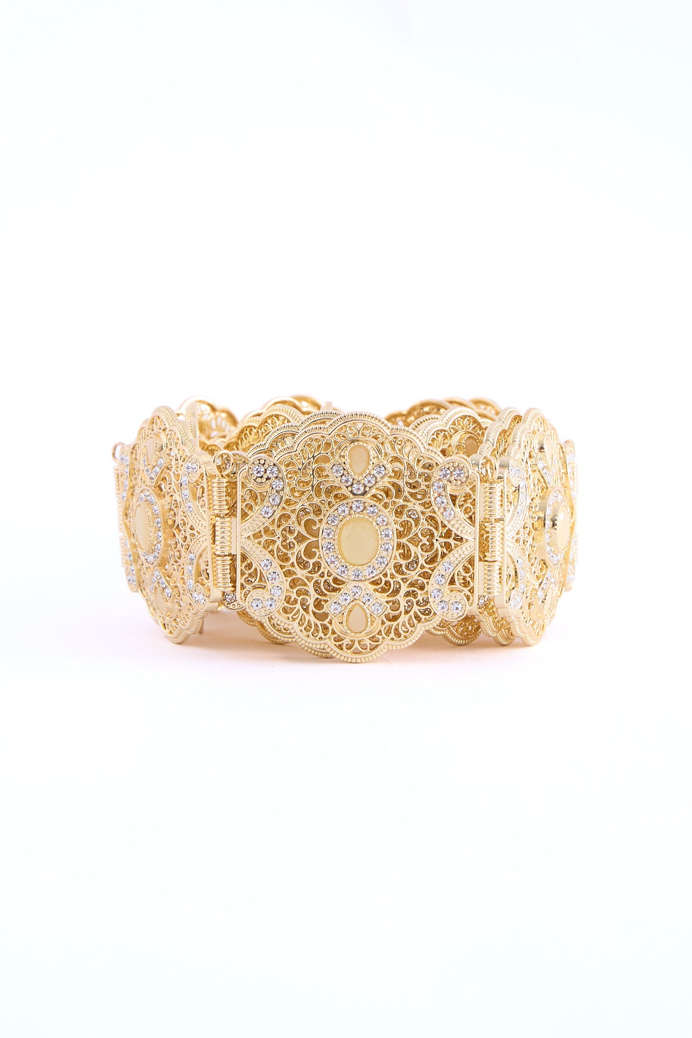 Ahri Gold/Creme Belt