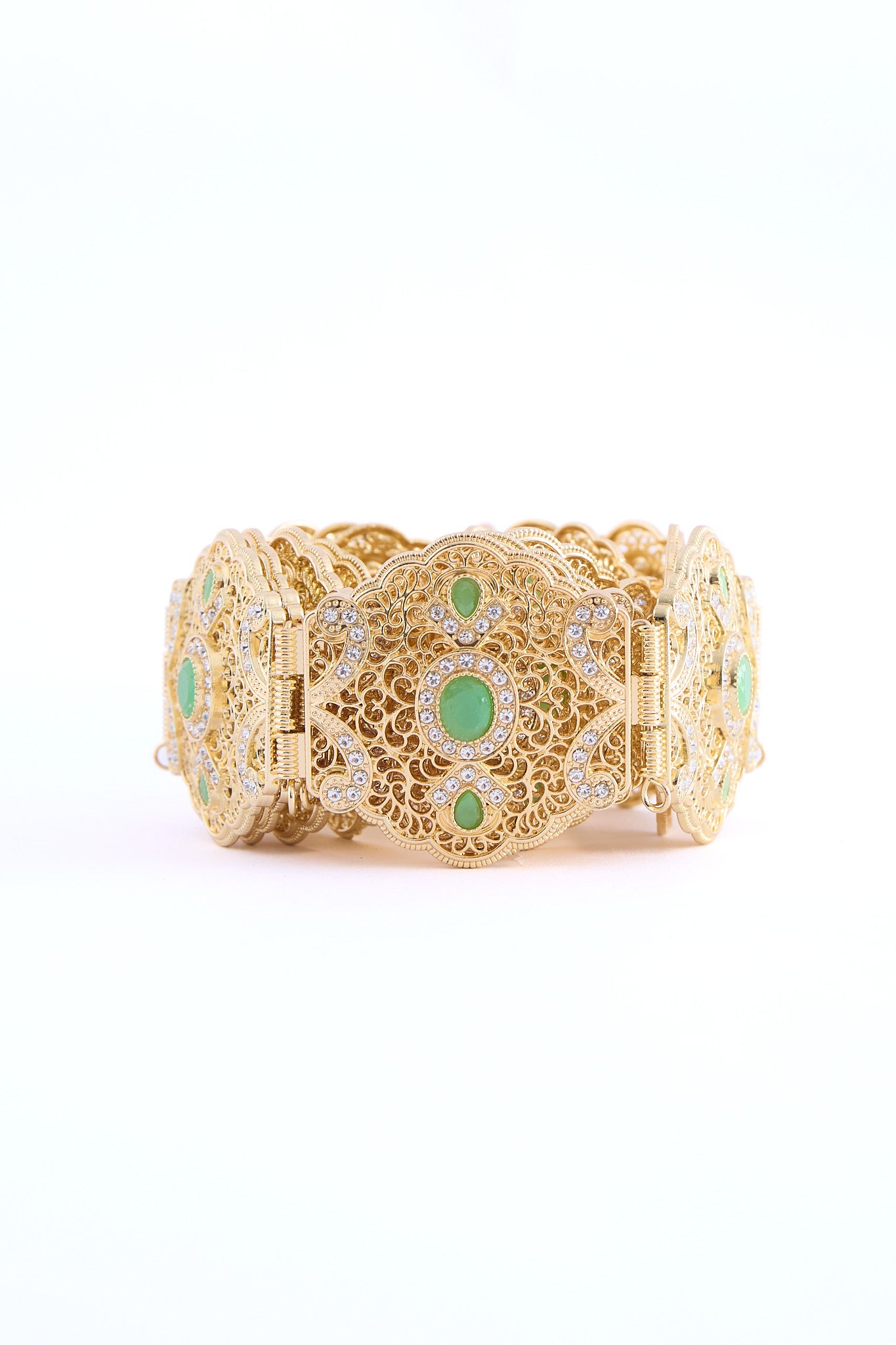 Ahri Gold/Mintgreen Belt
