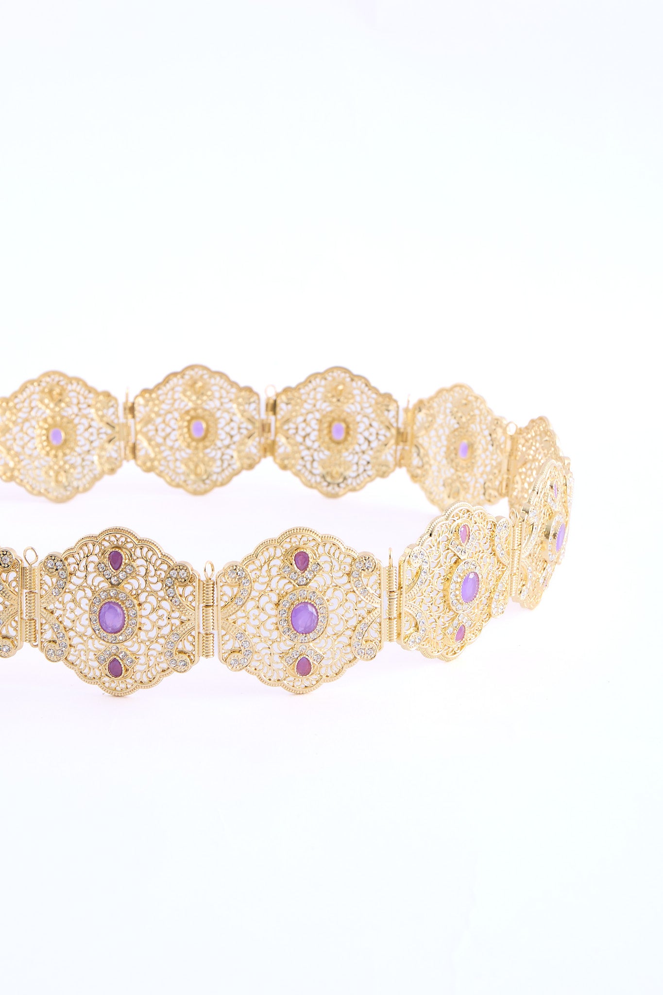 Ahri Gold/Violet Belt