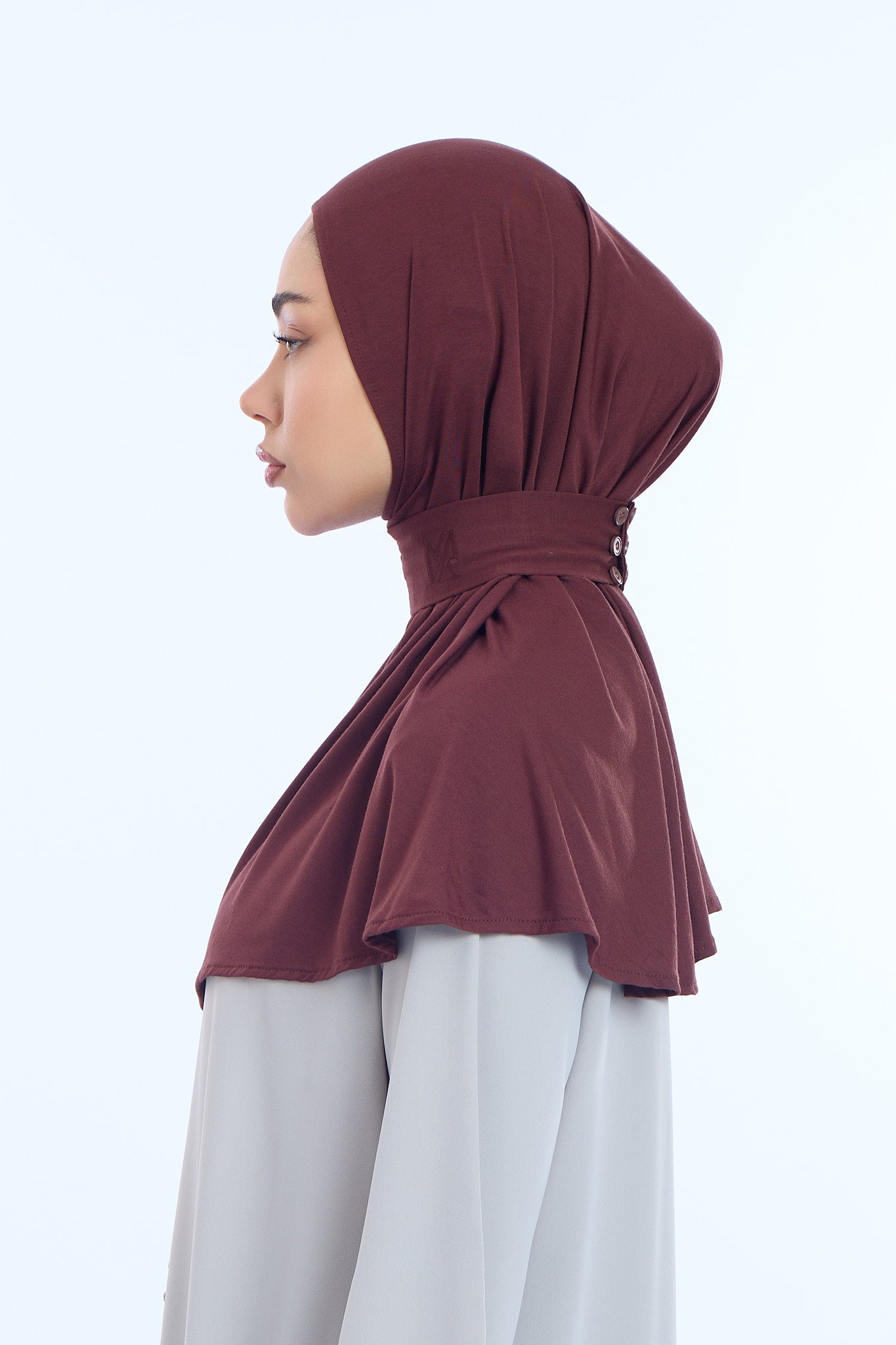 Instant Hijab Bamboo I Cocoa Brown