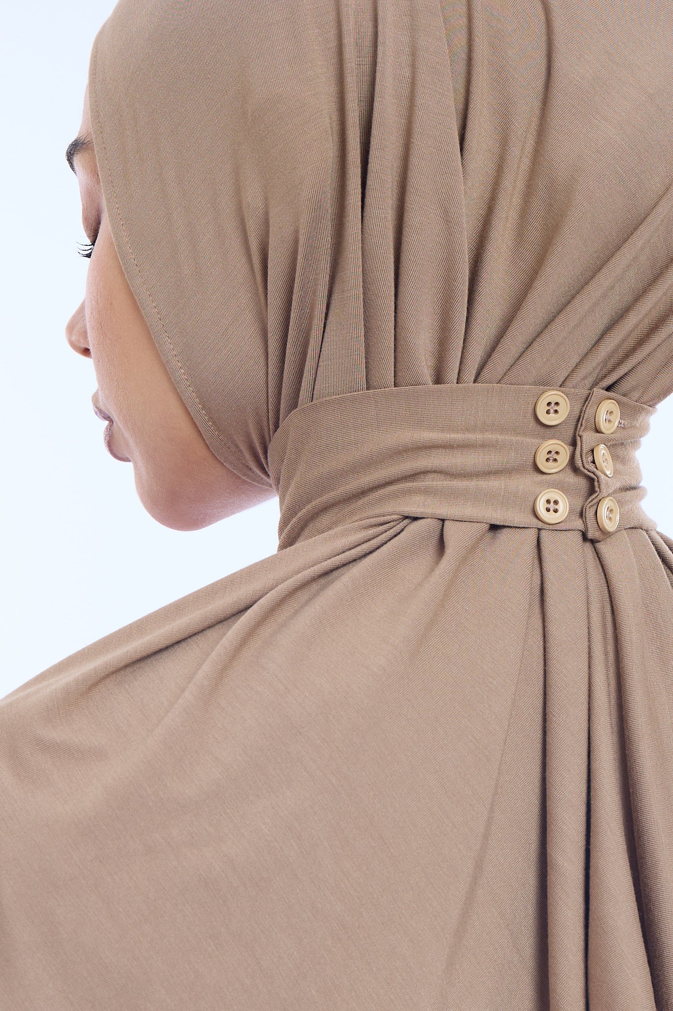 Instant Hijab Bamboo I Taupe Sand