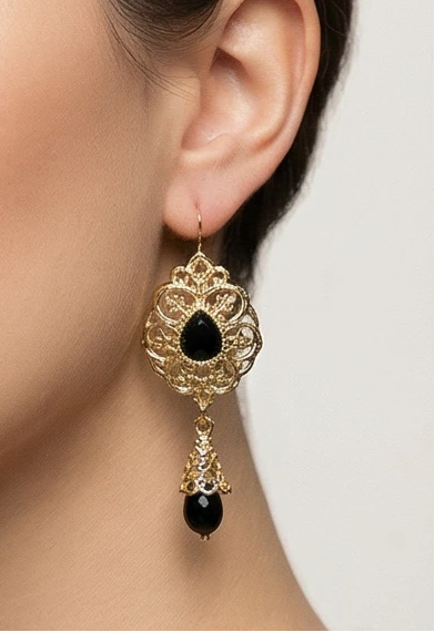 Black Nabi Earrings