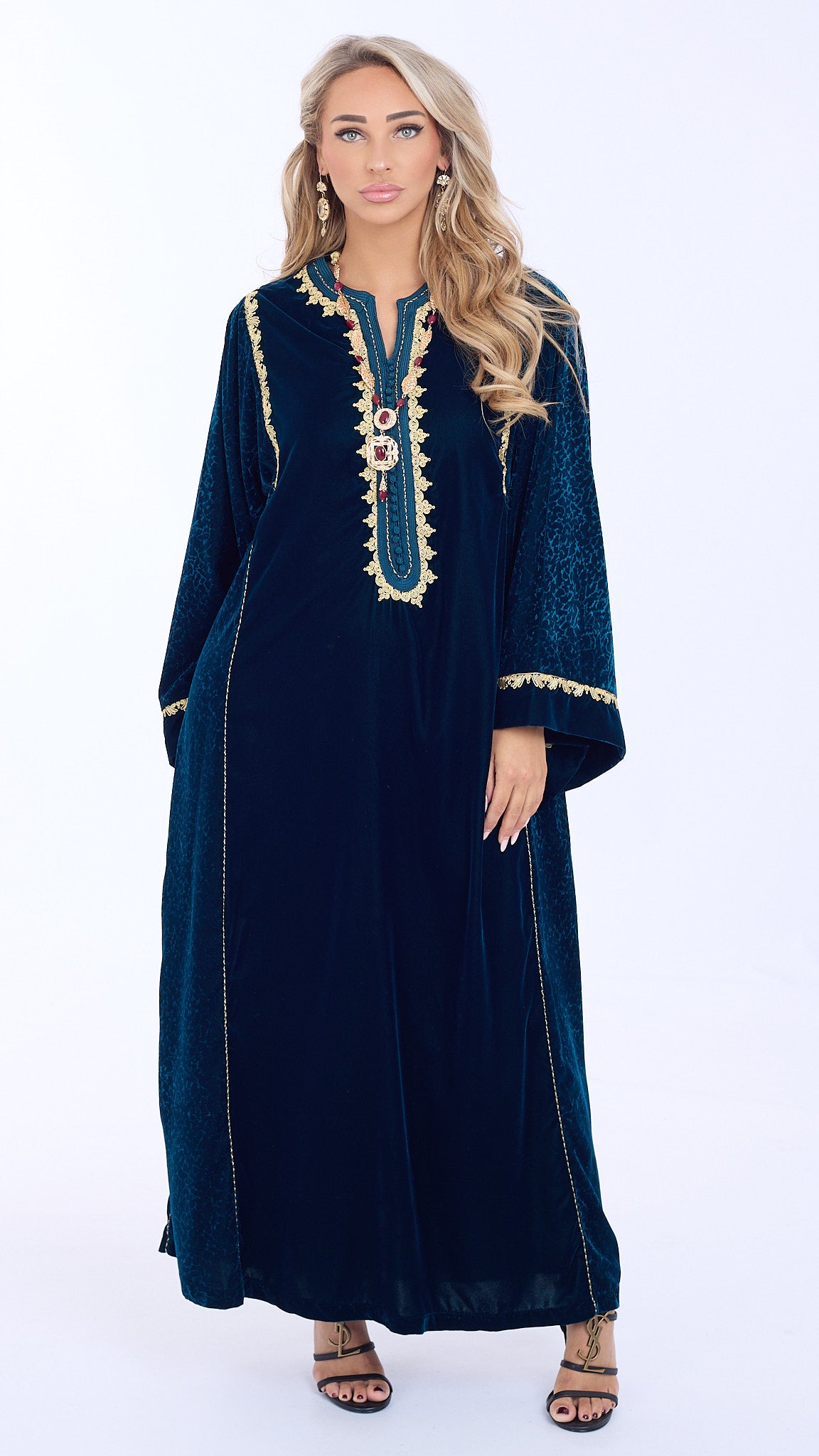 Caftan Almaas Blue Petrol