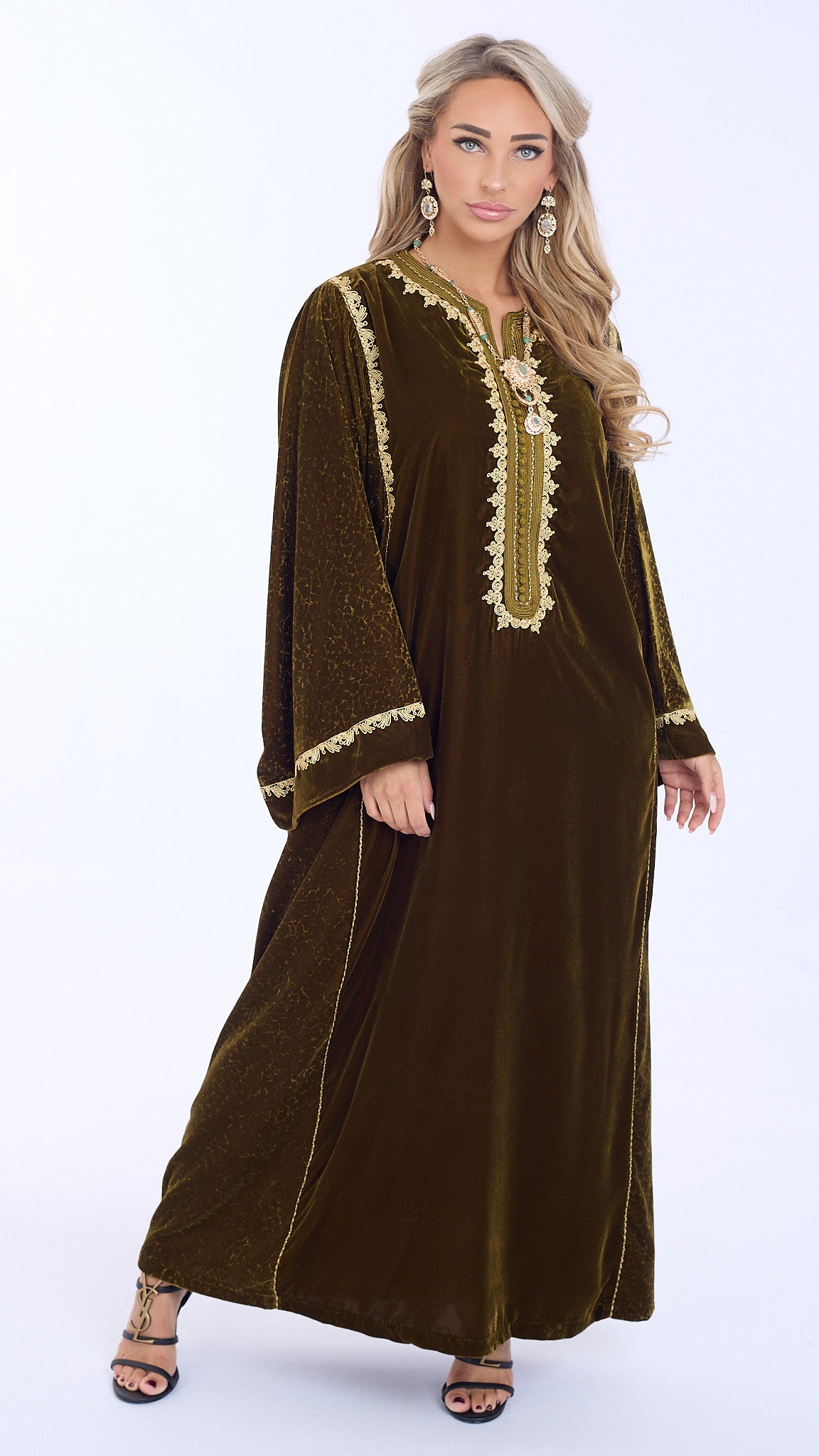 Caftan Almaas Olivegreen