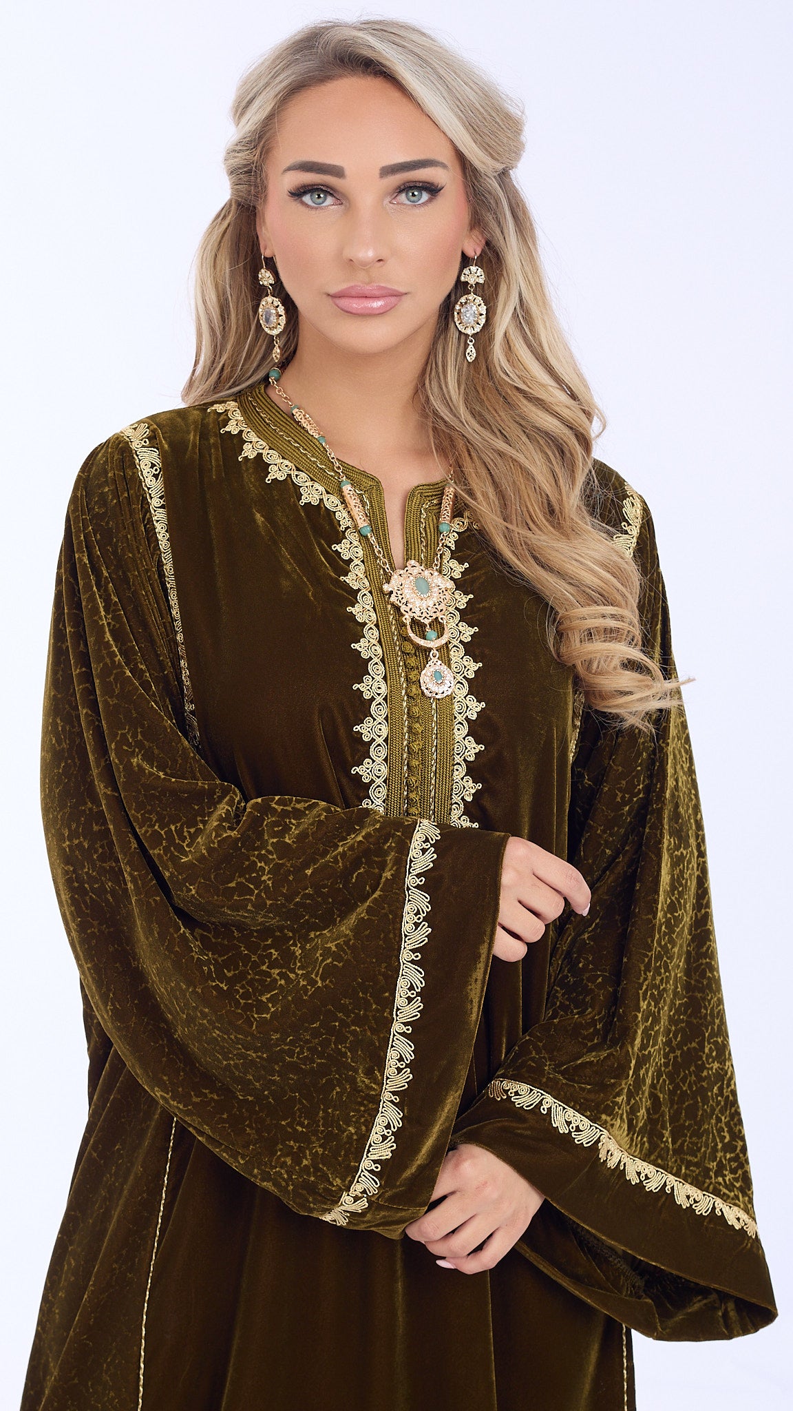 Caftan Almaas Olivegreen