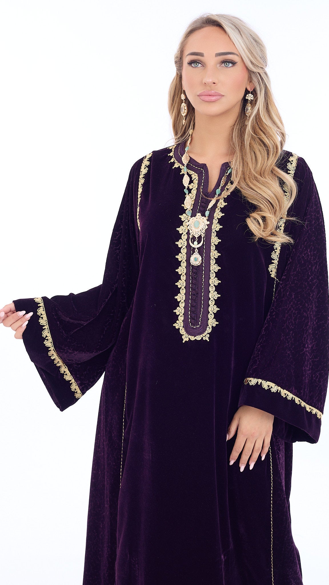 Caftan Almaas Rebecca Purple