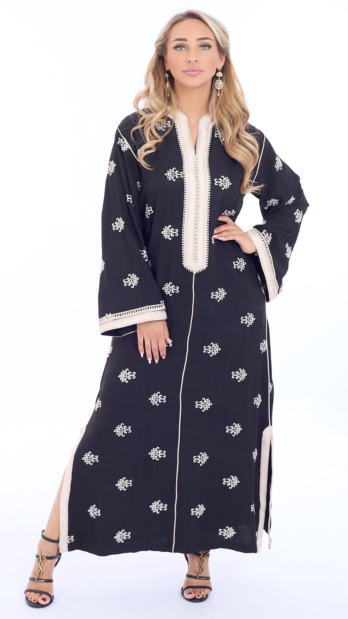 Caftan Sabreen Black