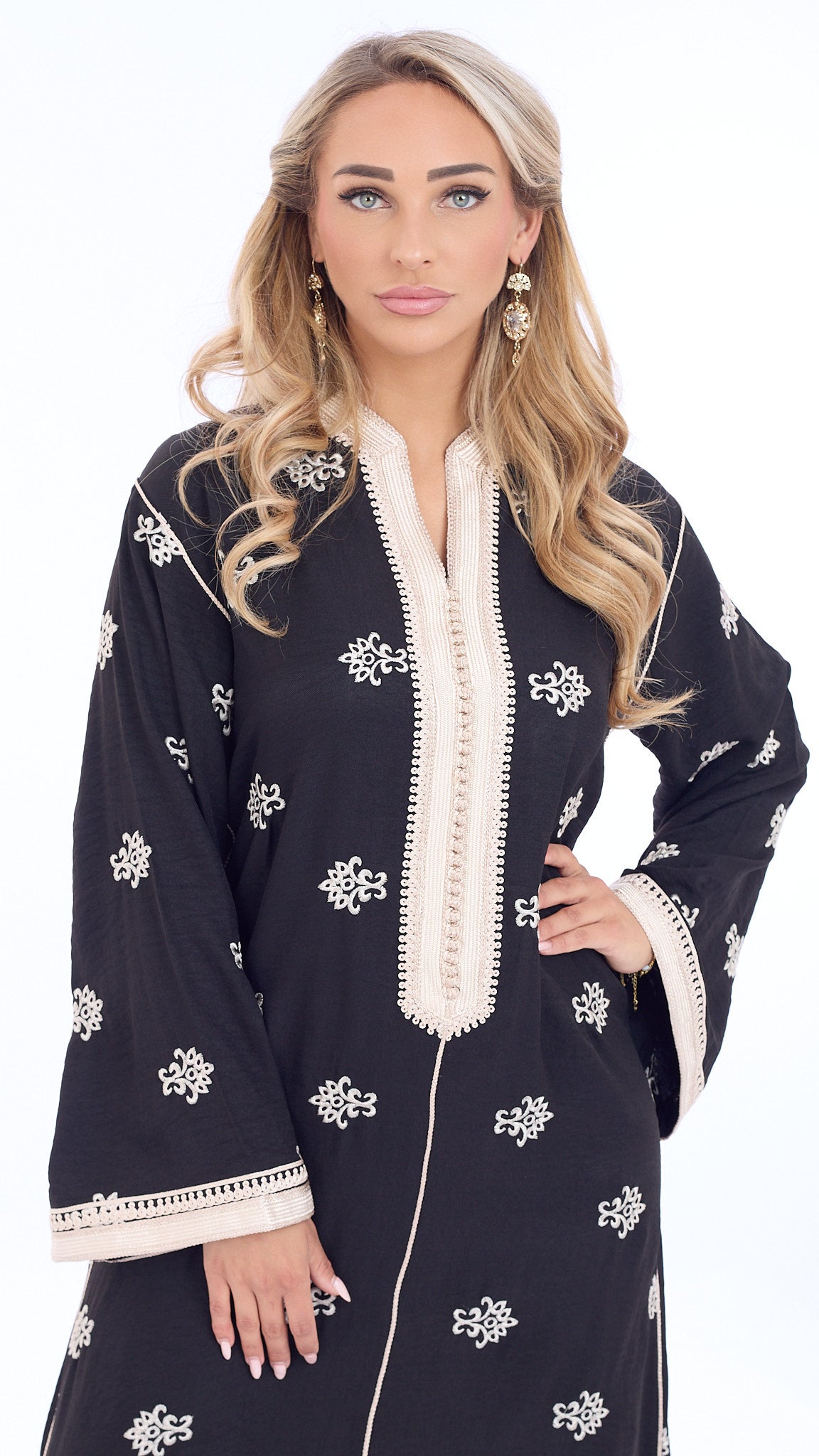 Caftan Sabreen Black