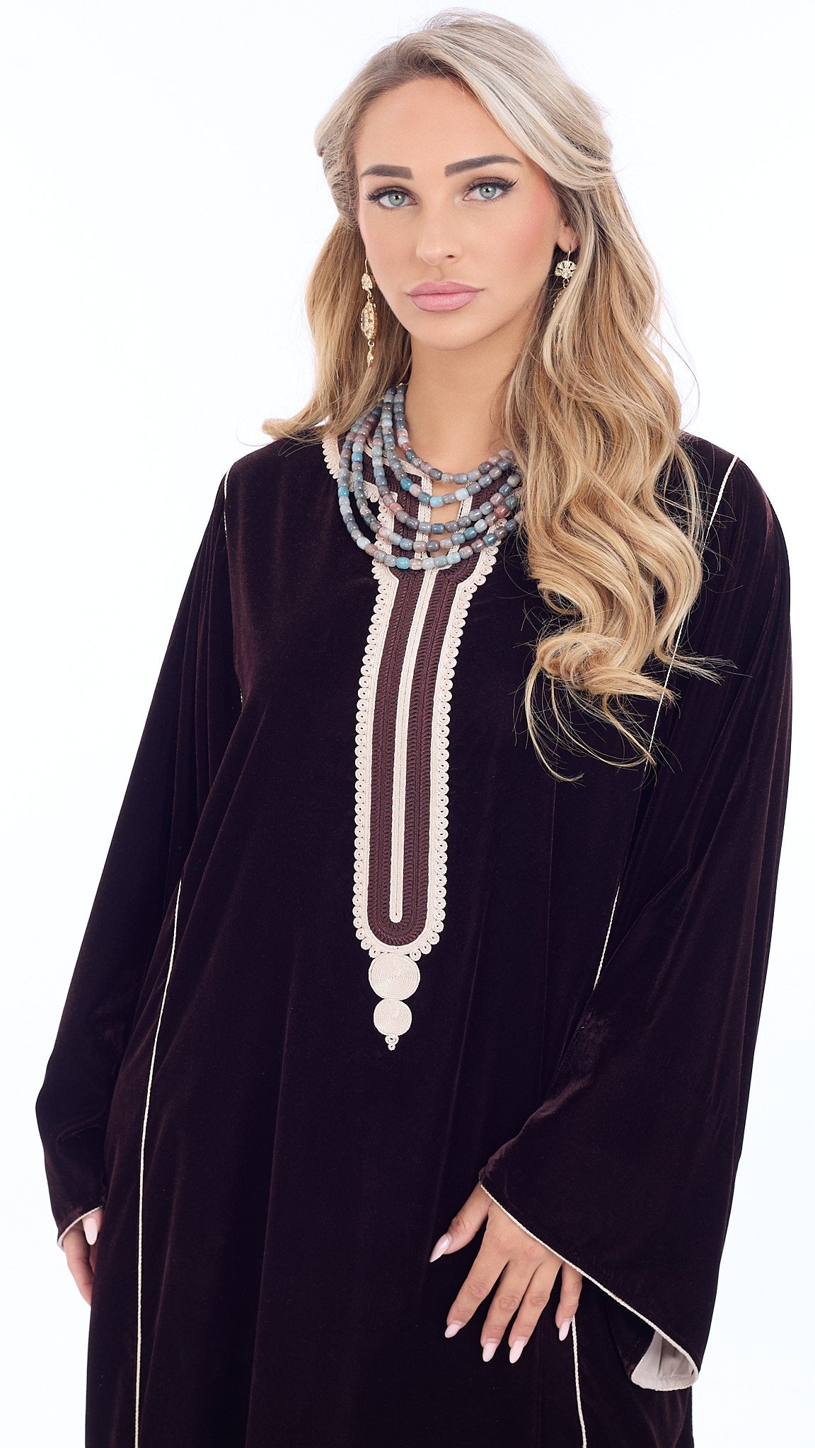 Caftan Sherin Brown