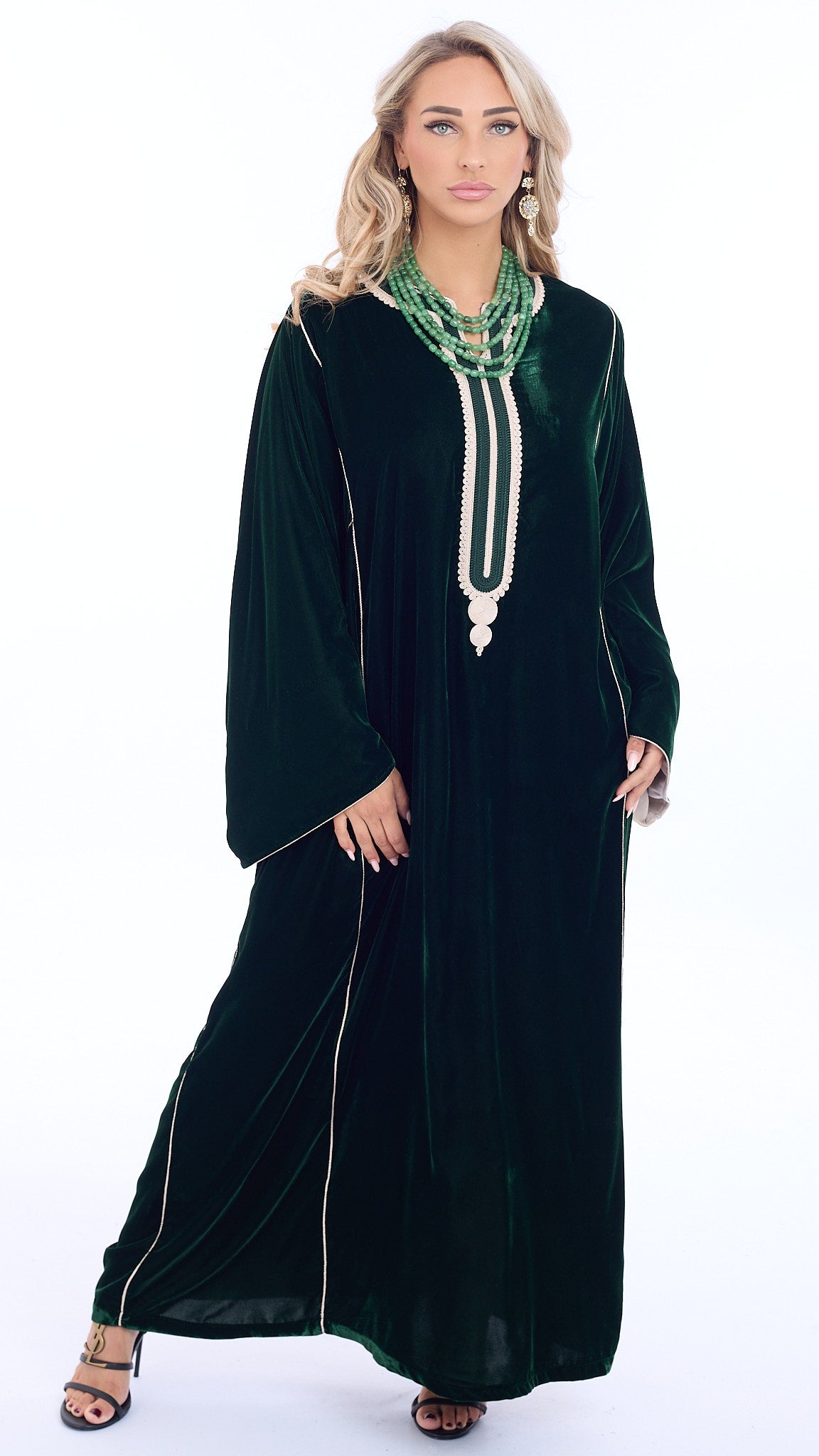 Caftan Sherin Darkgreen