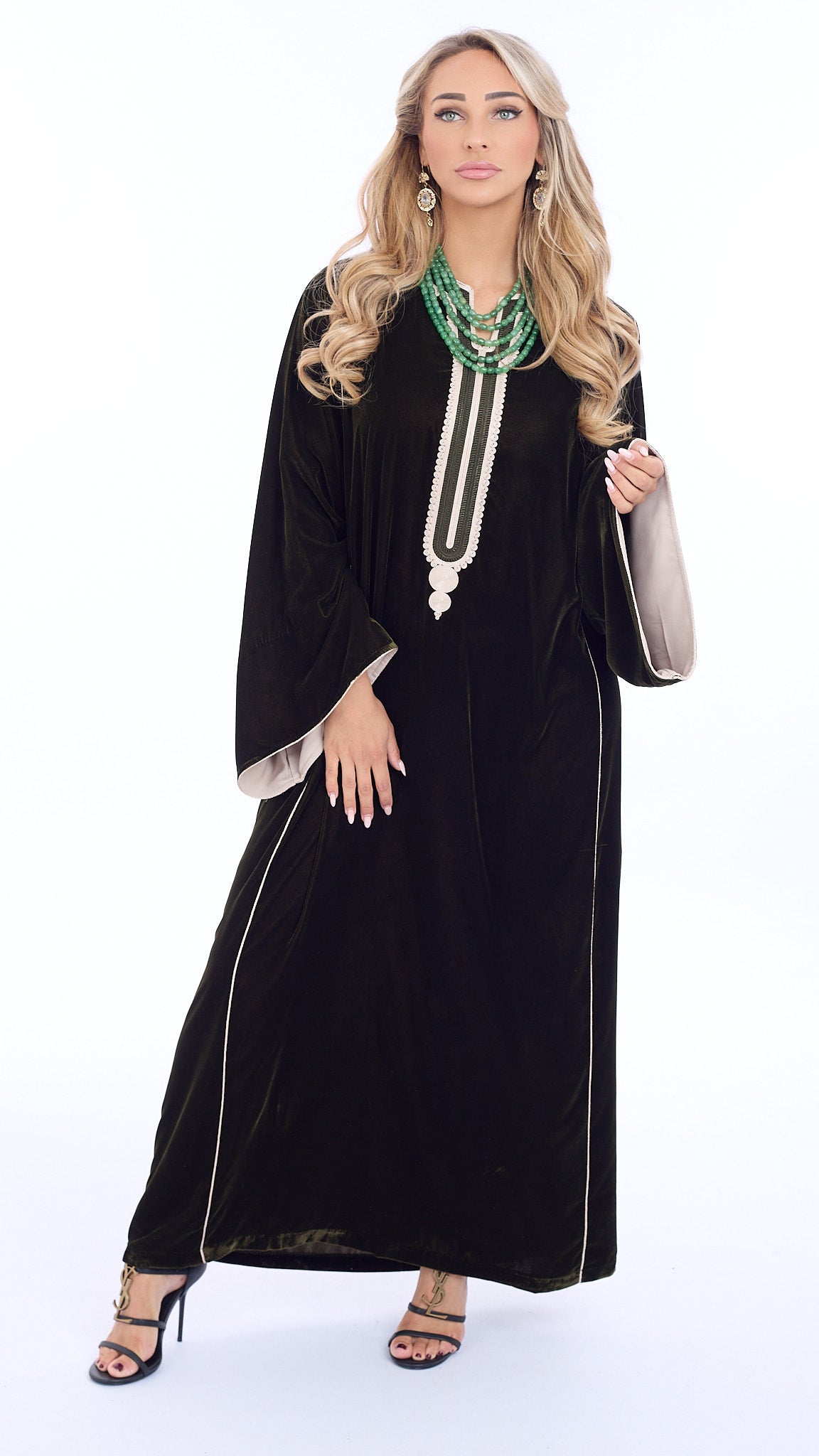 Caftan Sherin Olivegreen