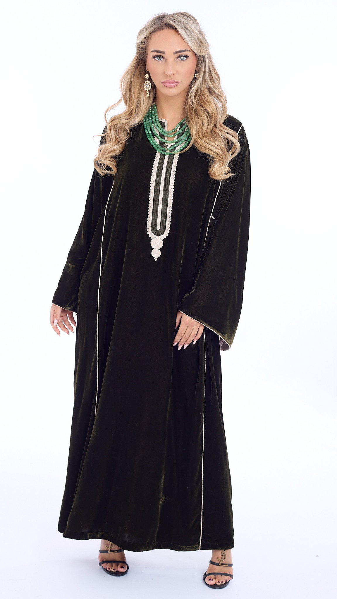 Caftan Sherin Olivegreen