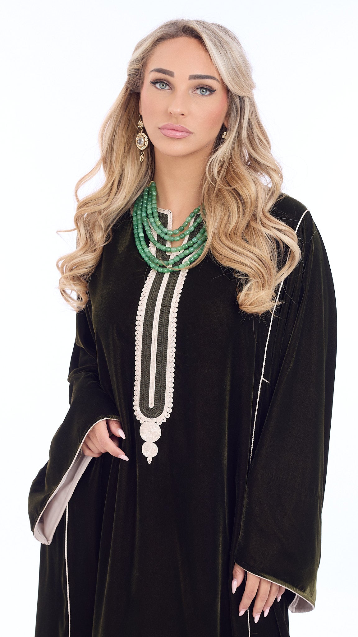 Caftan Sherin Olivegreen
