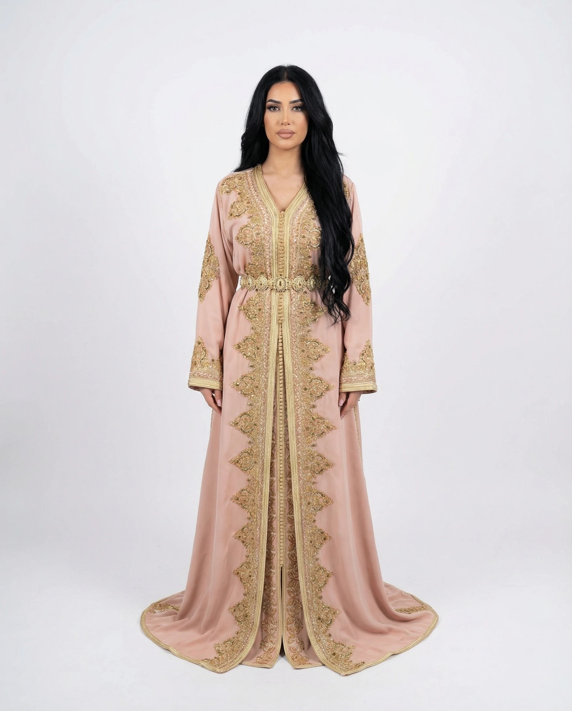Caftan Zena Salmon