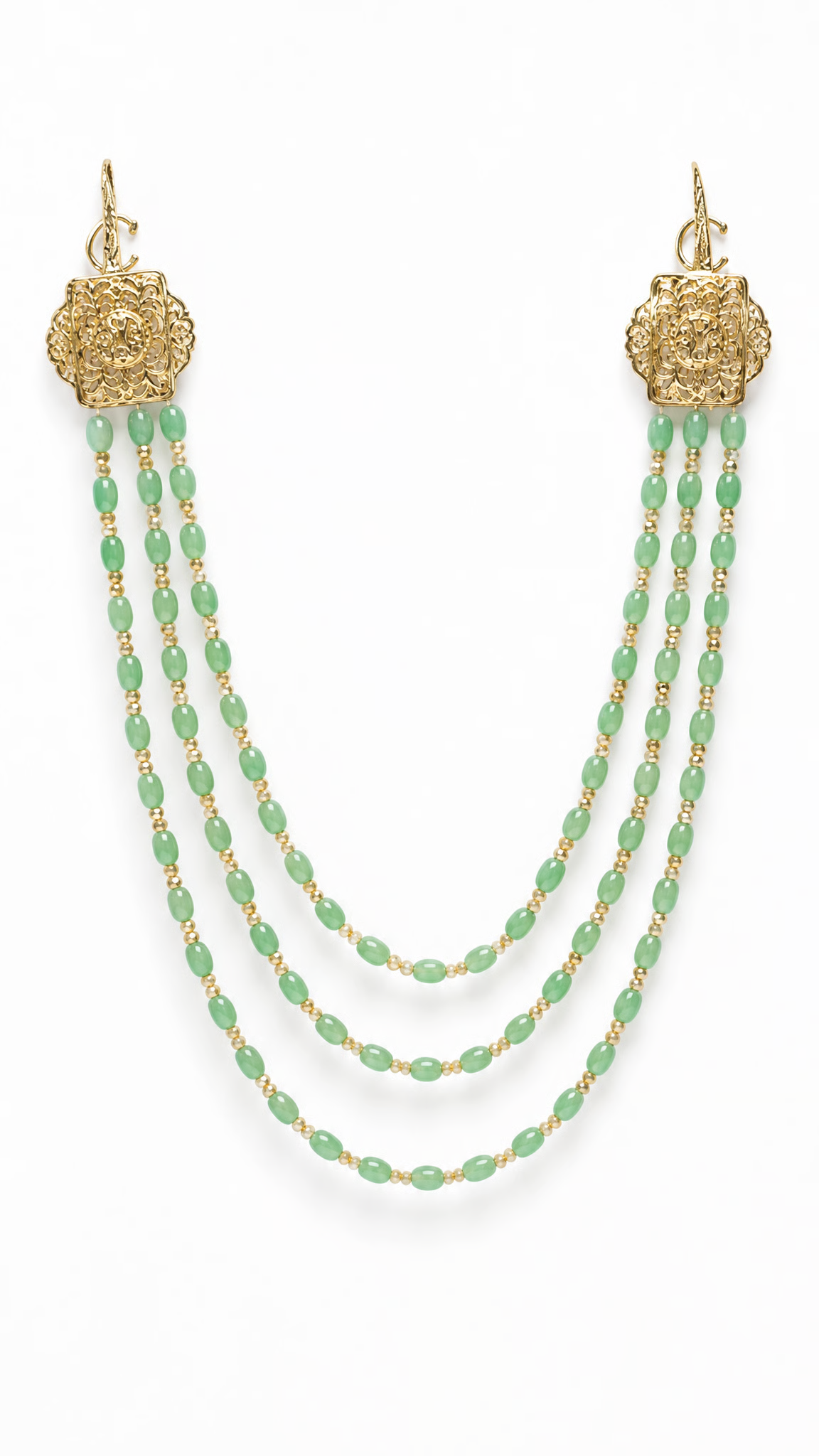 NIss Shoulder Necklace Darkseagreen