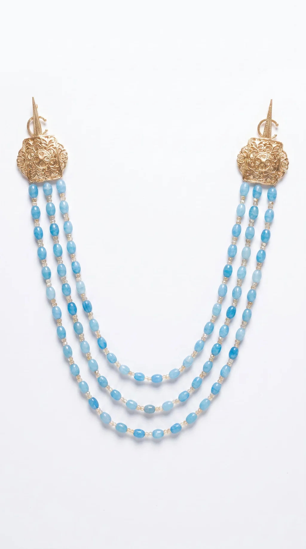 NIss Shoulder Necklace Aquablue