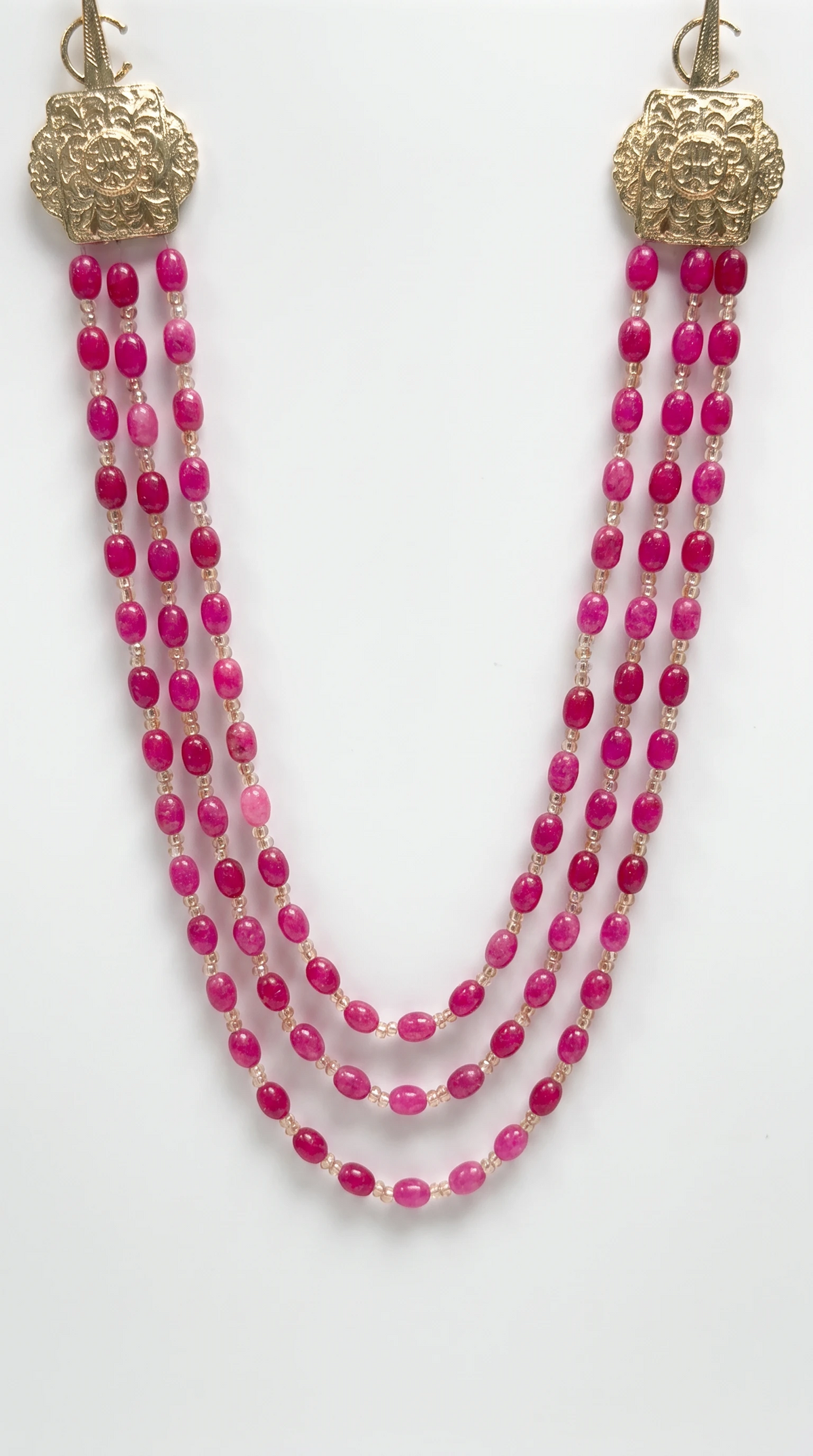 Niss Shoulder Necklace Fuchsia