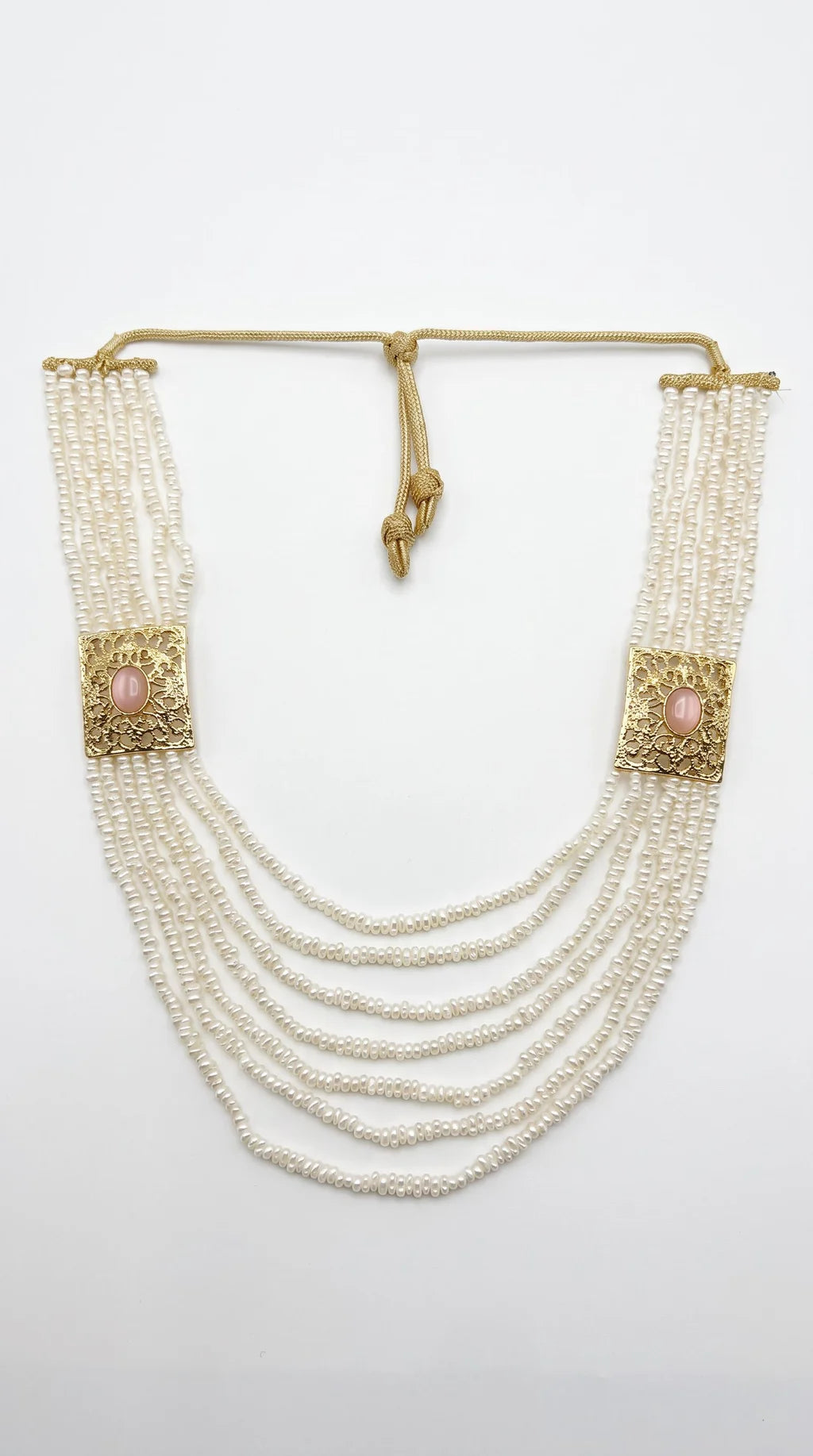 Jaouhar  Necklace Gold/Pink