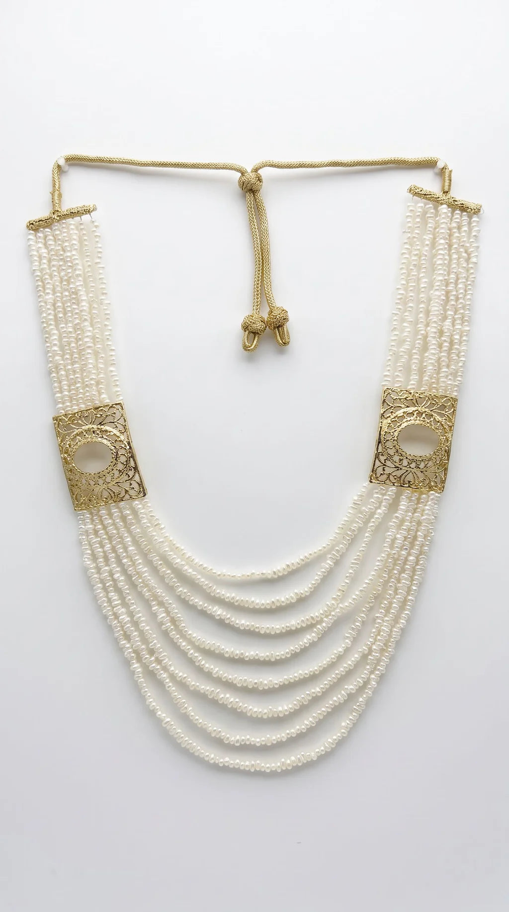 Jaouhar  Necklace Gold/Lightgray