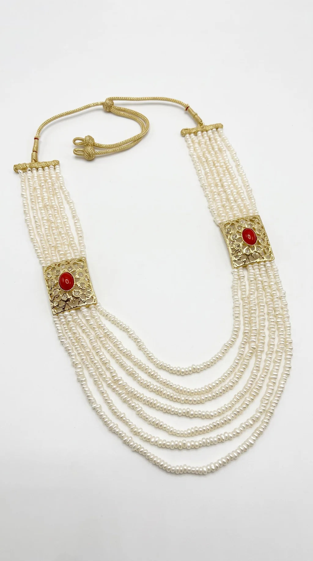 Jaouhar  Necklace Gold/Red