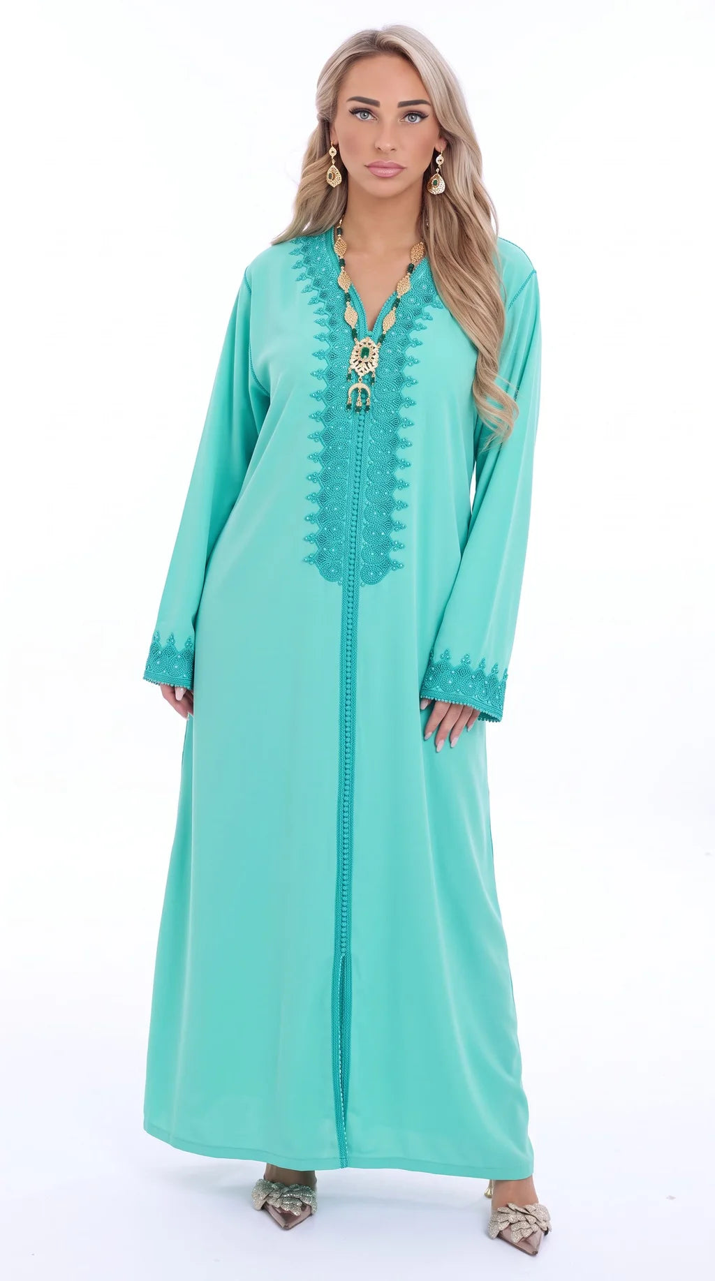Caftan Camilia Mintgreen