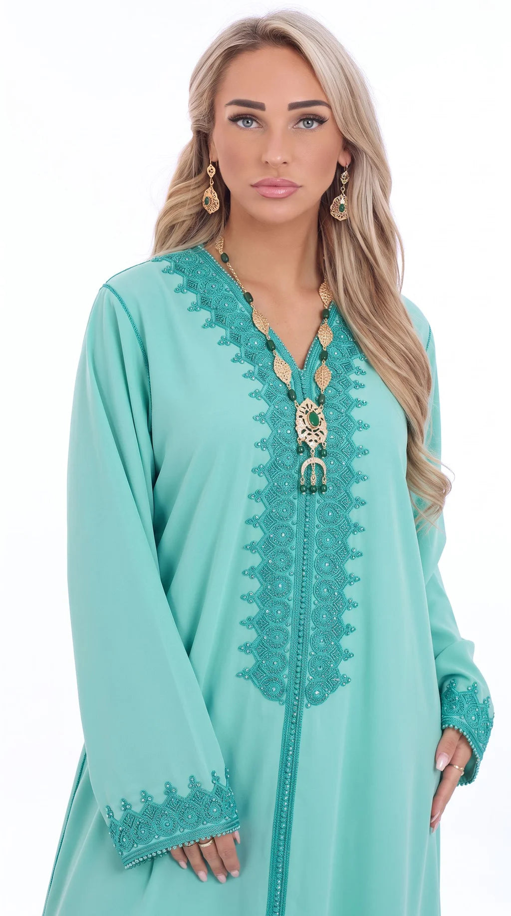 Caftan Camilia Mintgreen