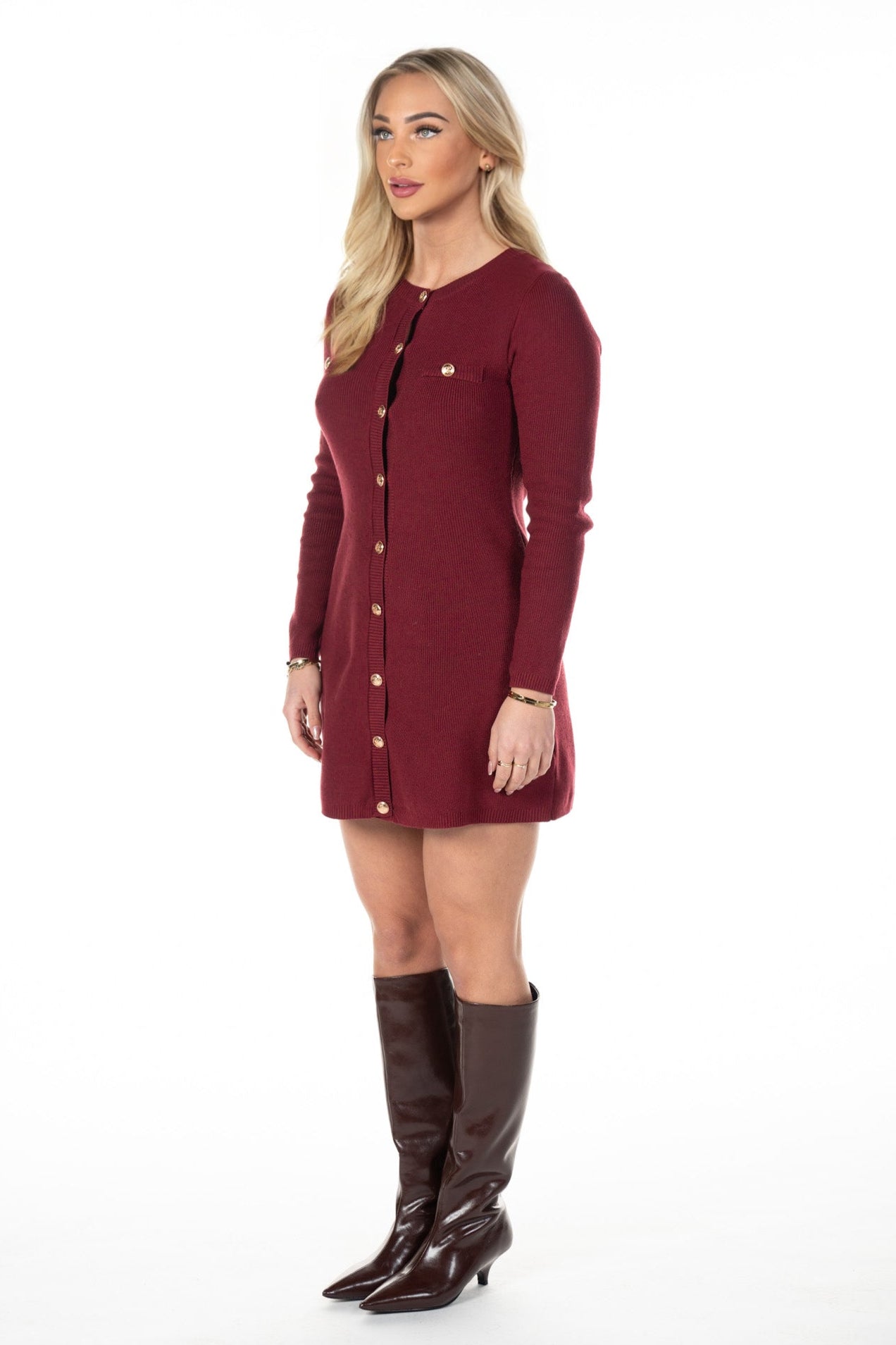 Dress Esmé Bordeaux