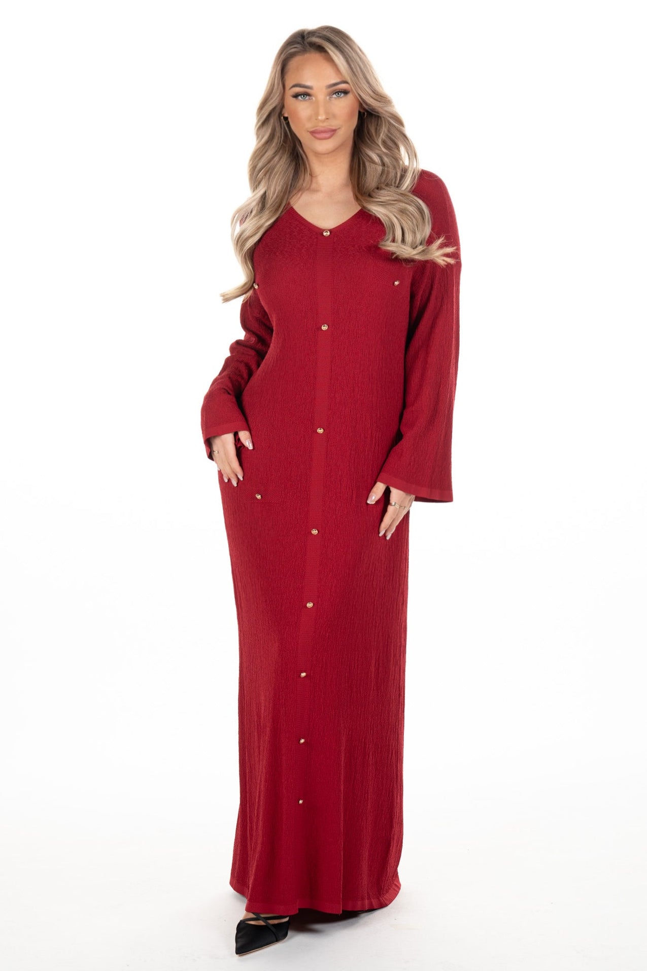 Dress Elodie Wine Red