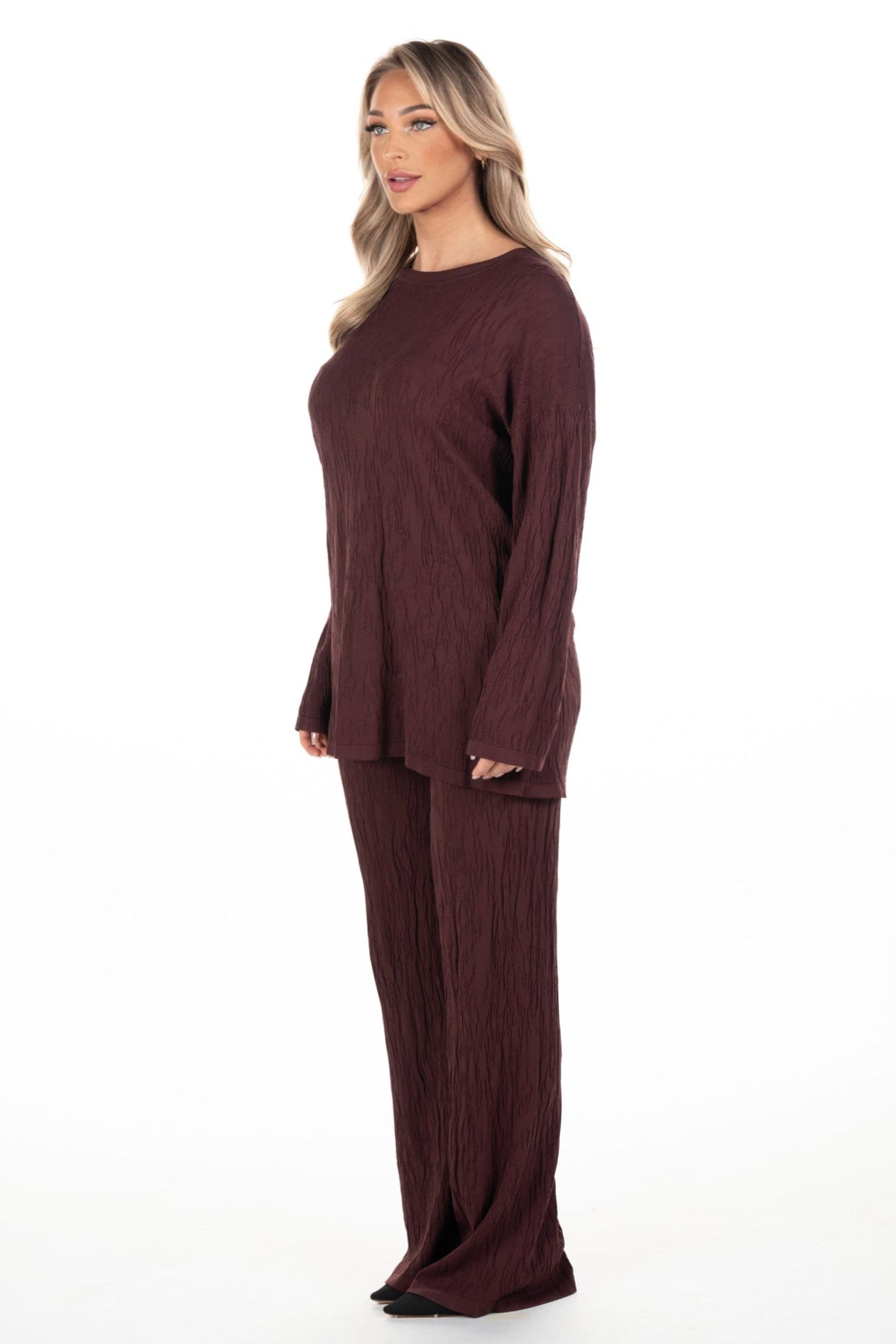 Set Lea Coffee Brown