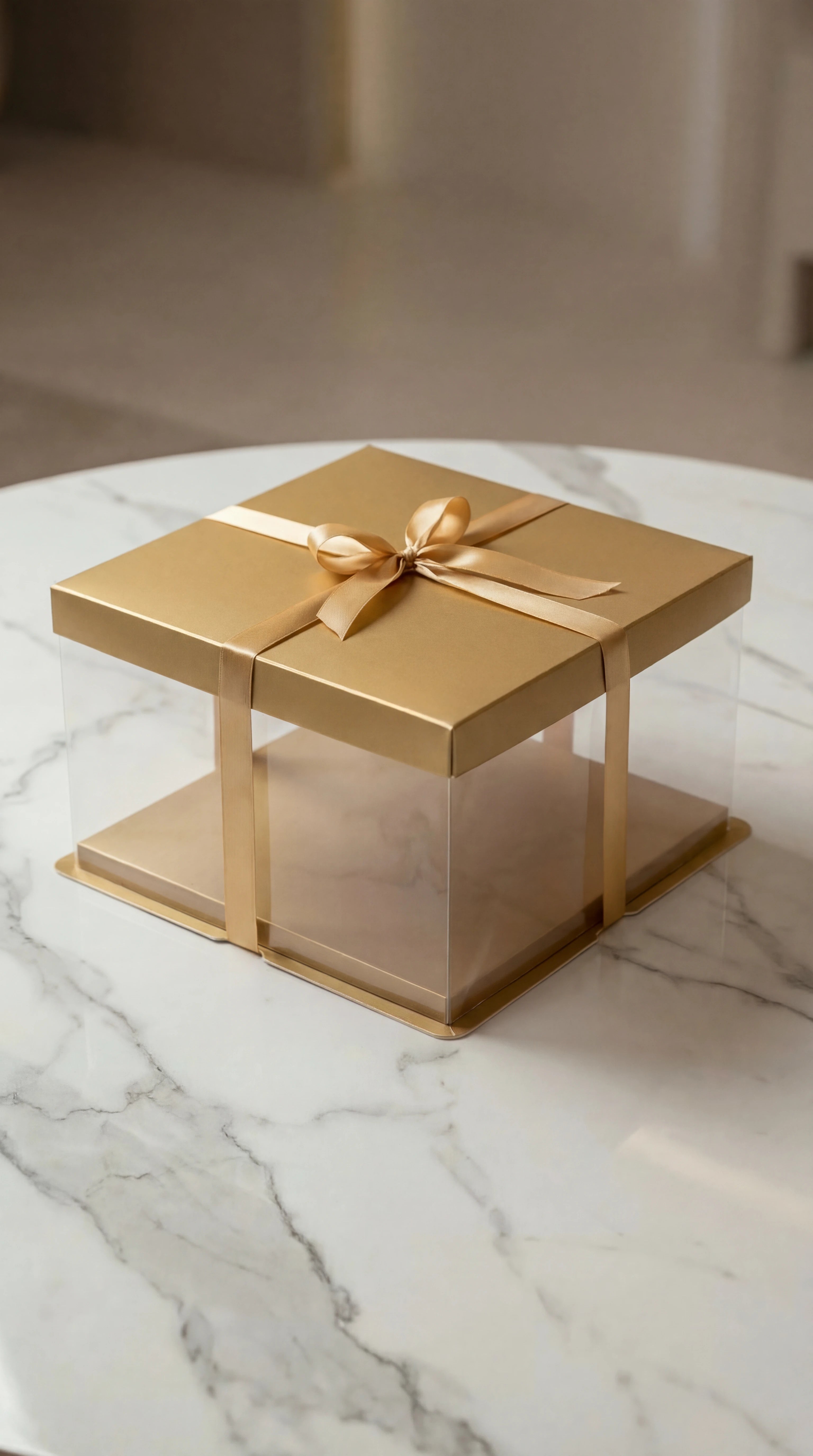 Giftbox Square Gold