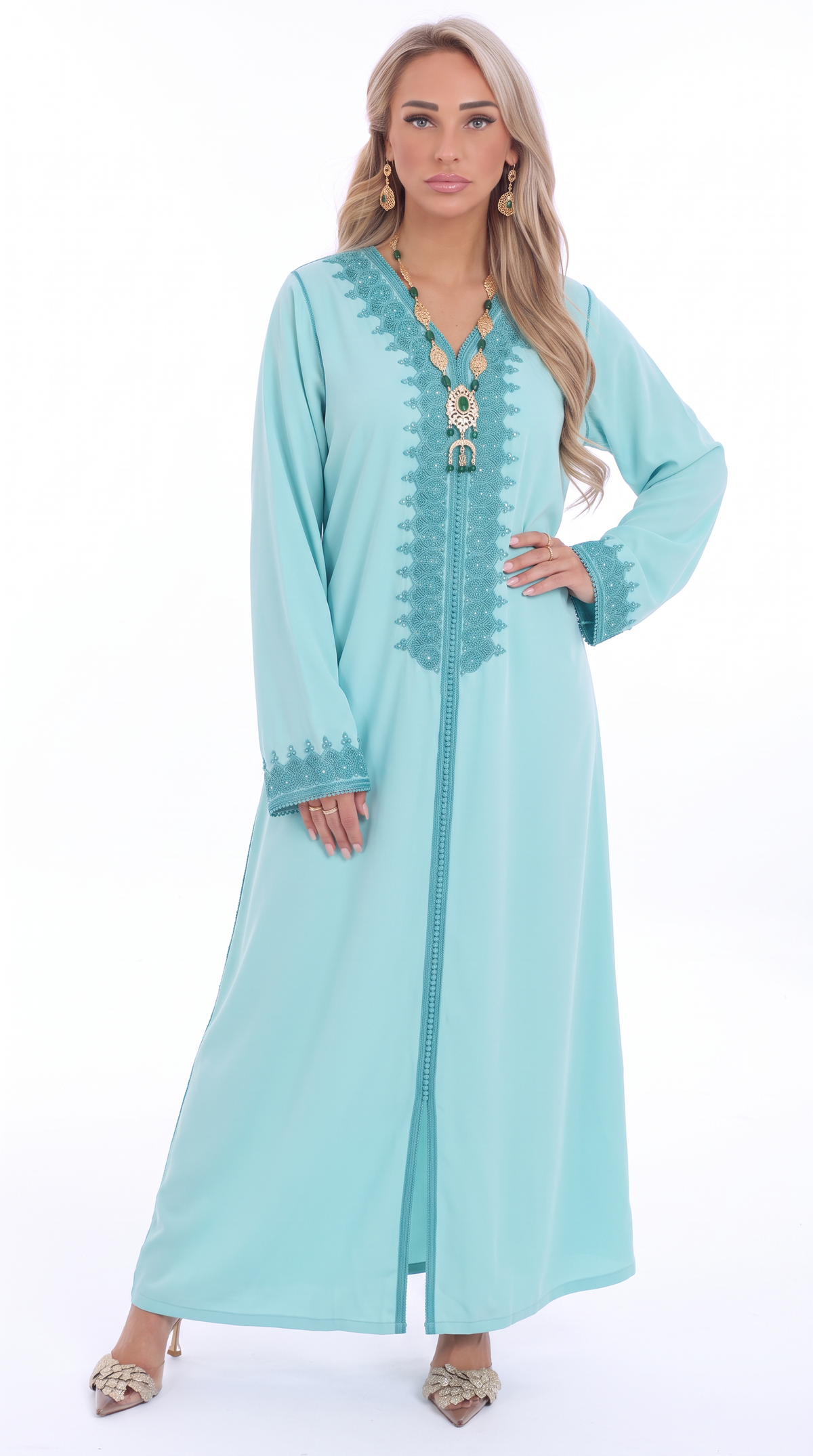 Caftan Camilia Darkseagreen