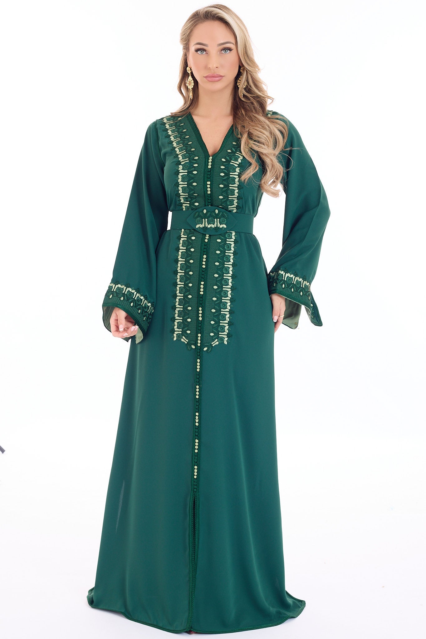 Caftan Batoul Darkgreen