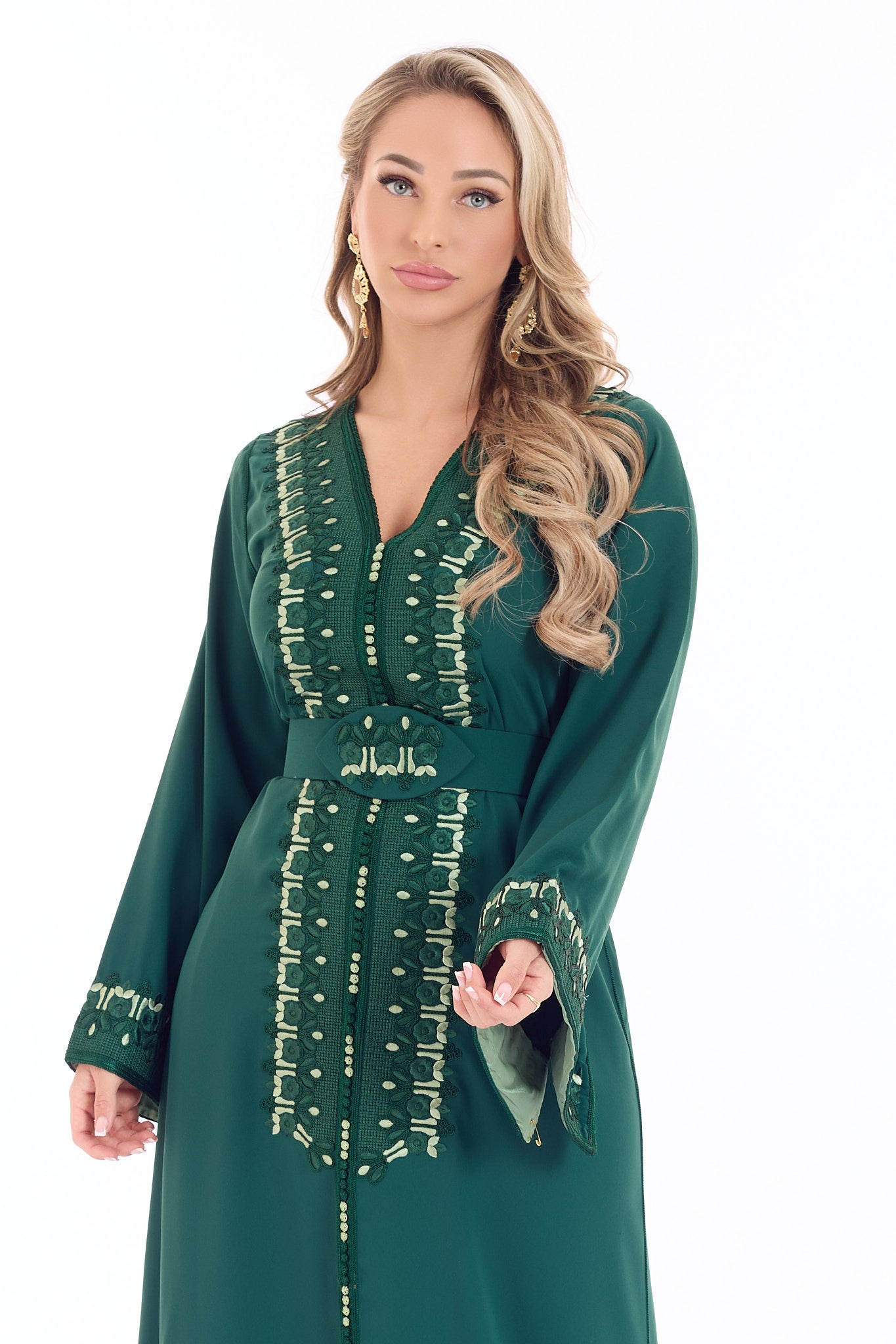 Caftan Batoul Darkgreen