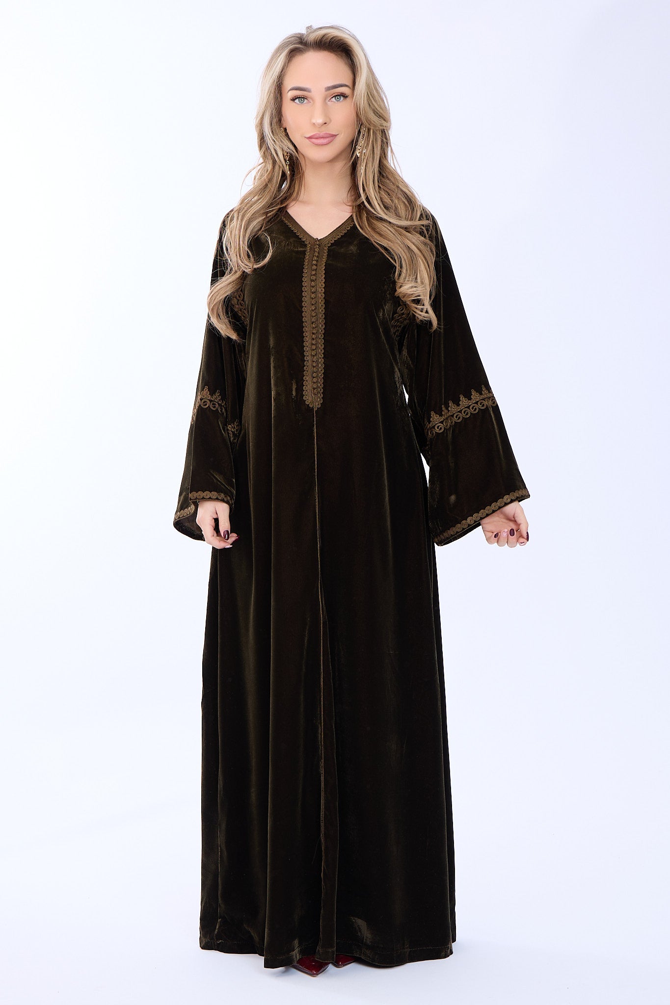 Caftan Majda Olive Green