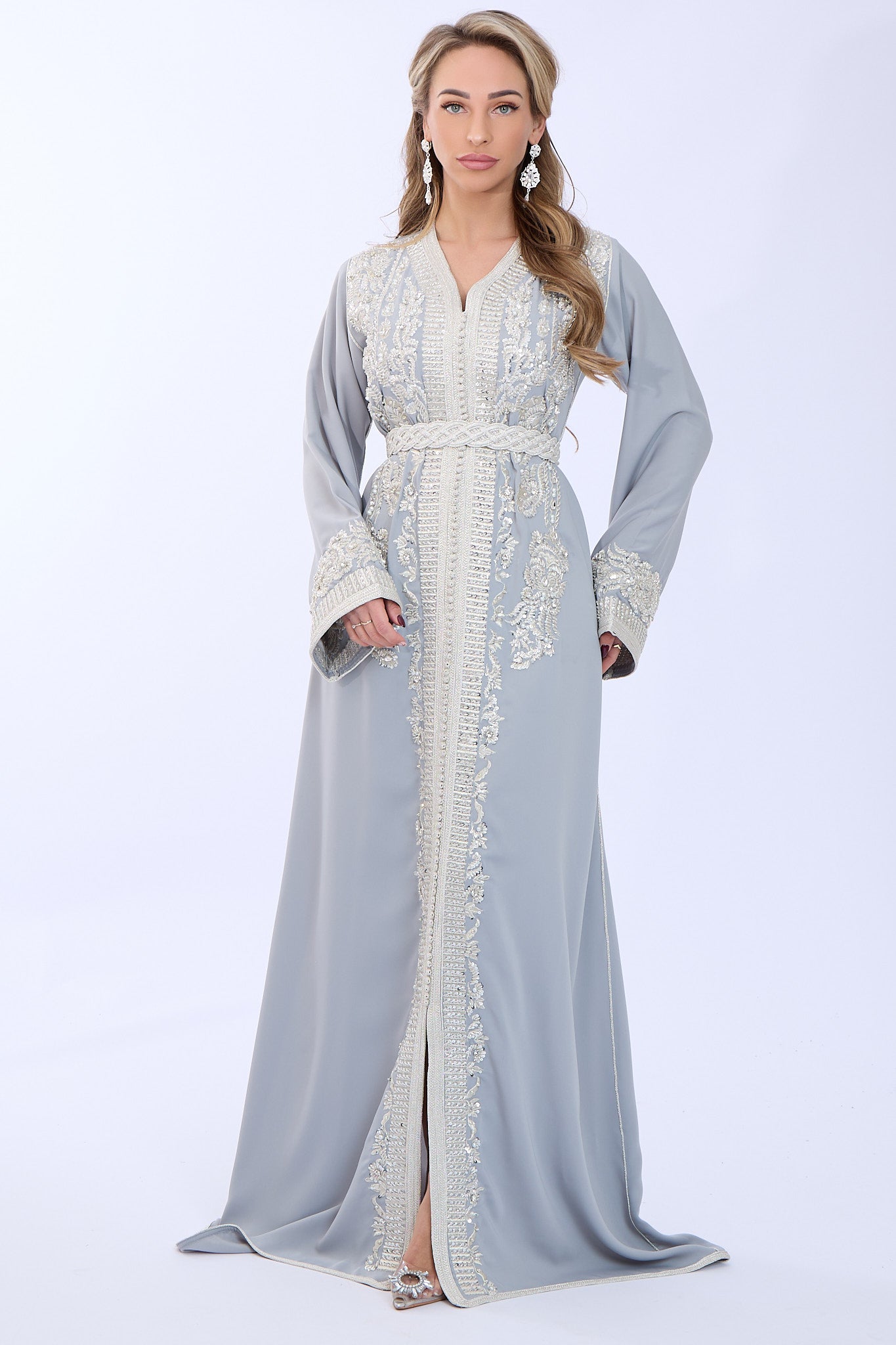 Caftan Diyana Grey