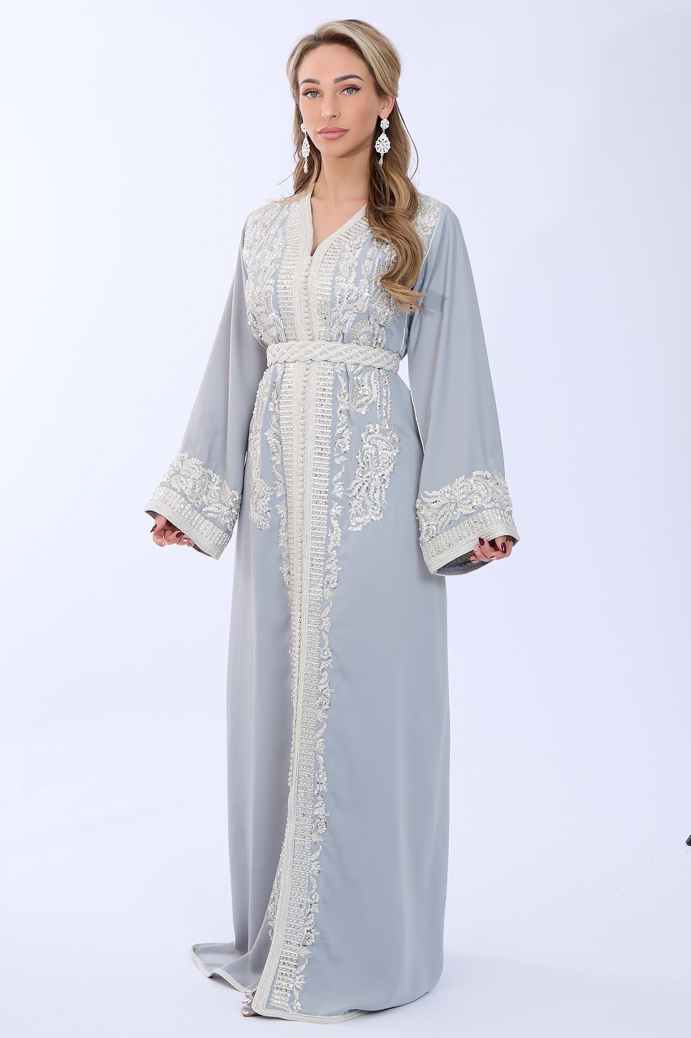 Caftan Diyana Grey