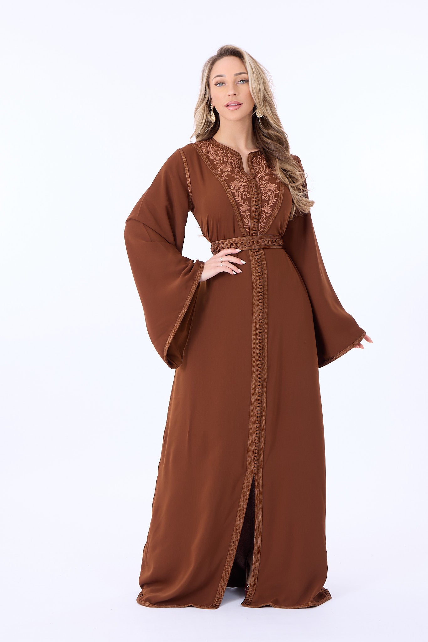 Caftan Hadeel Brown