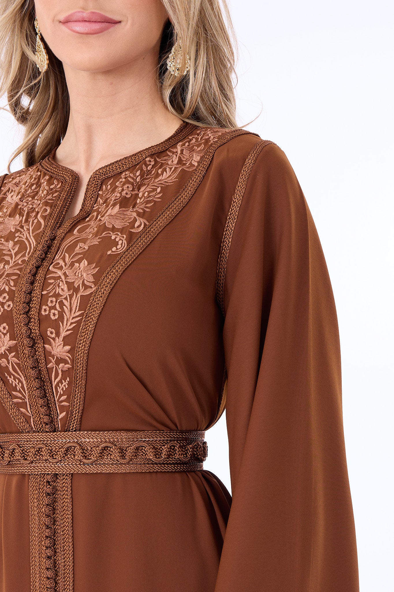 Caftan Hadeel Brown