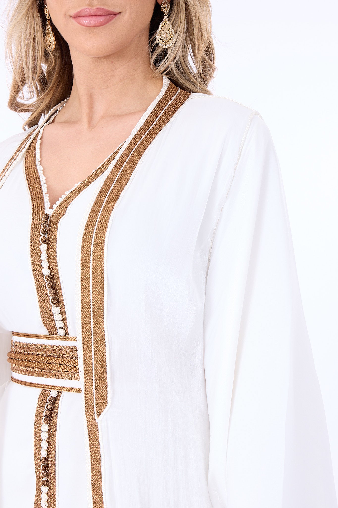 Caftan Narjis White