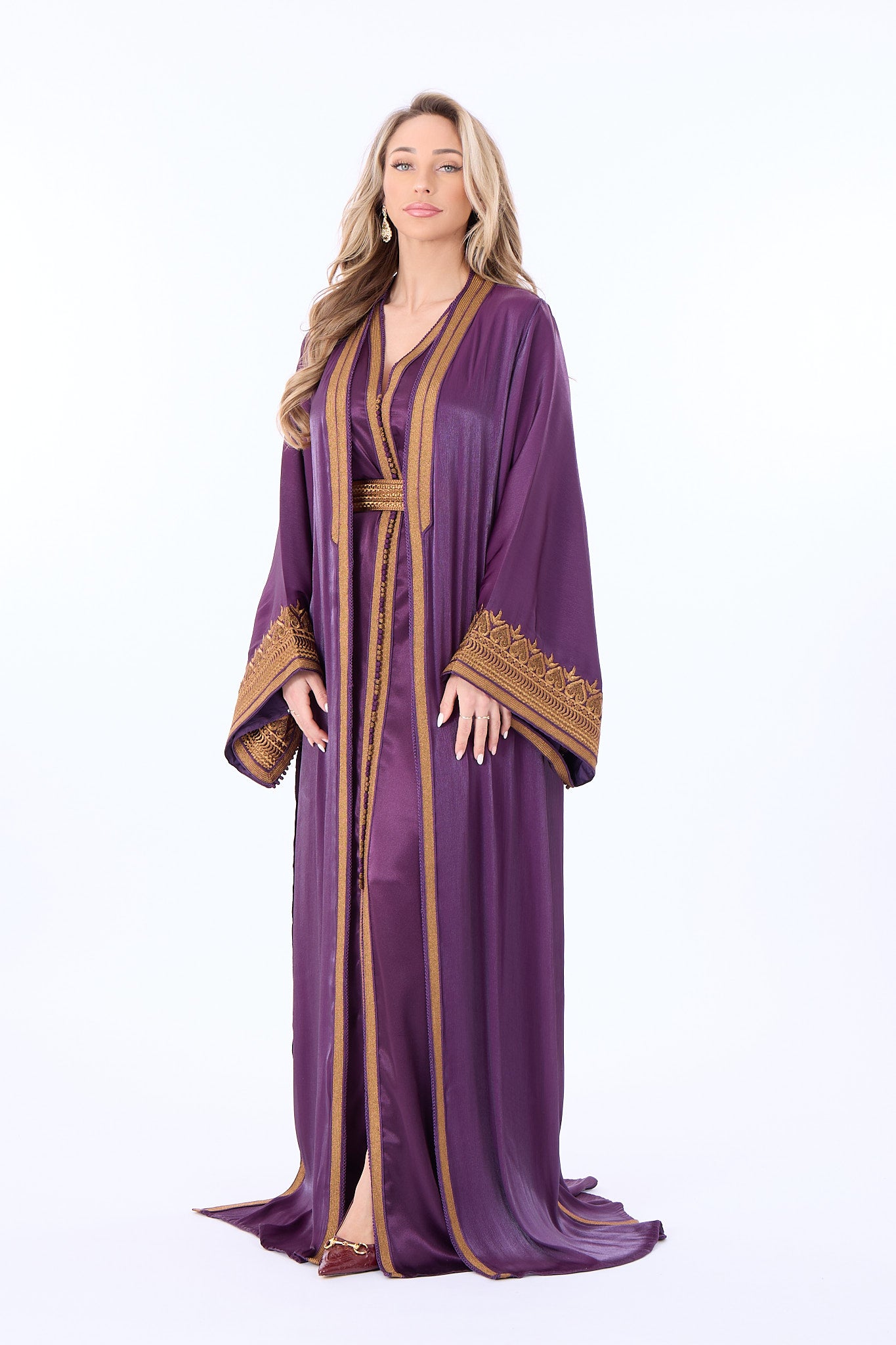Caftan Narjis Purple