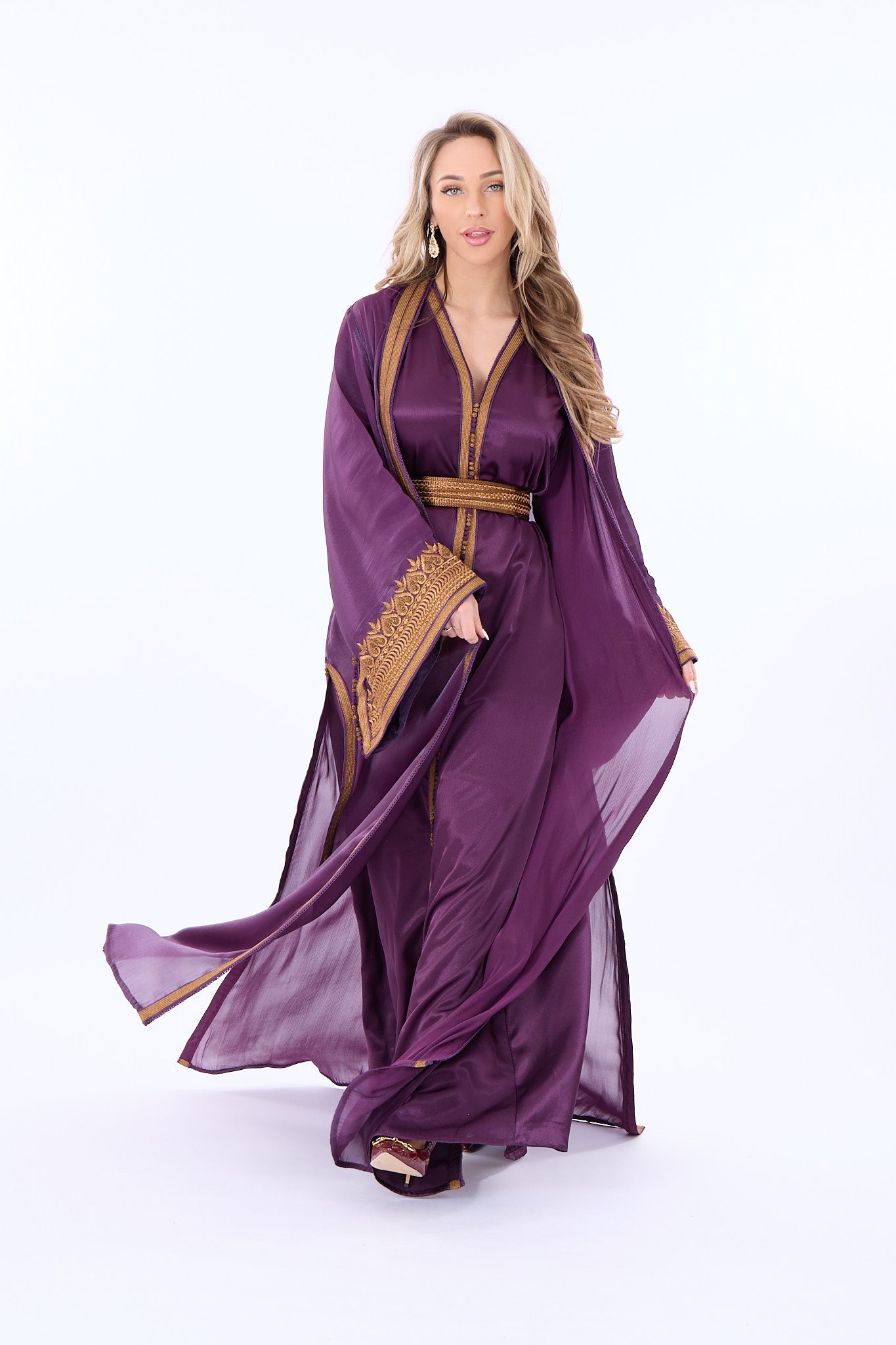 Caftan Narjis Purple