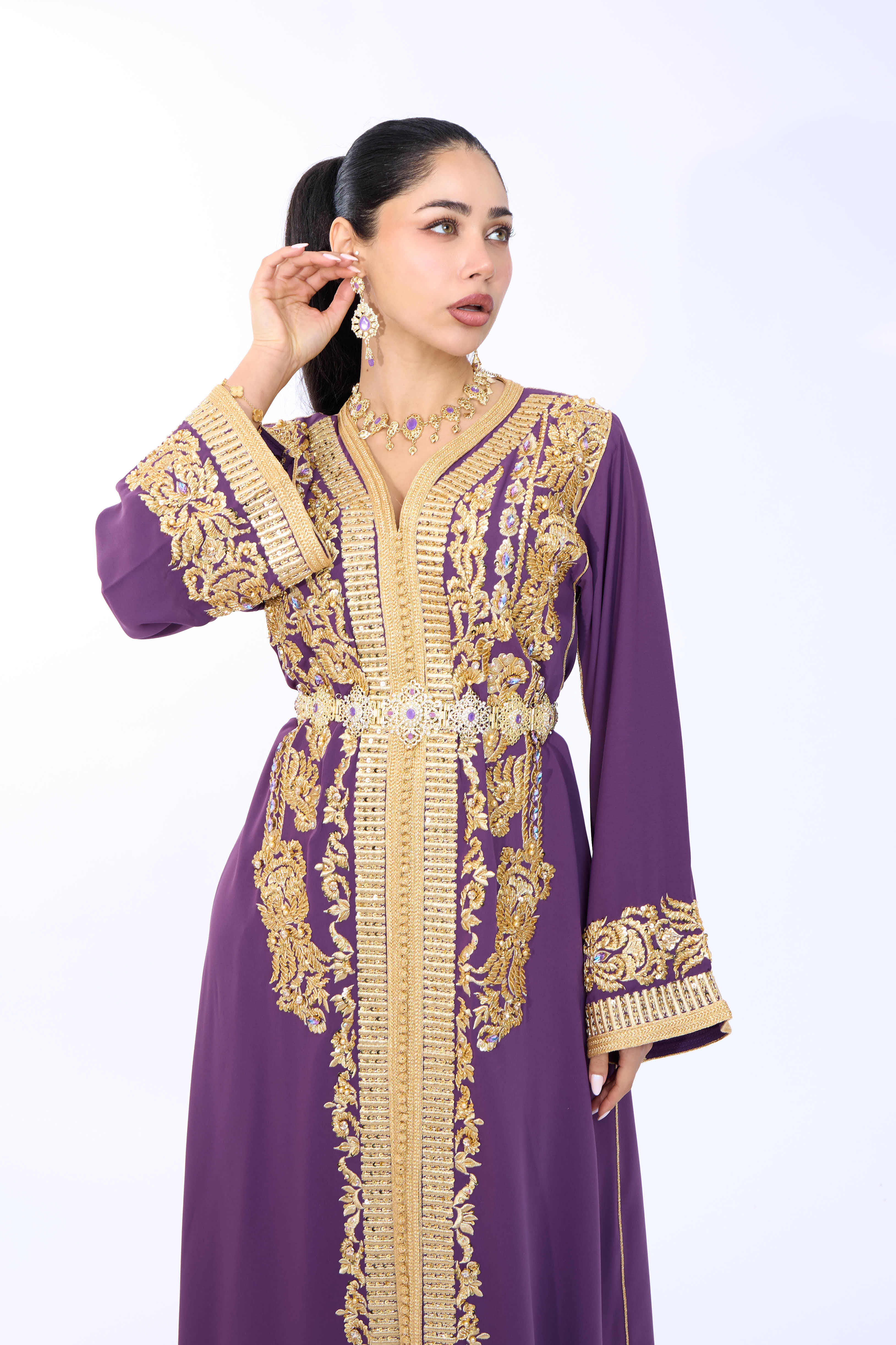 Caftan Diyana Purple