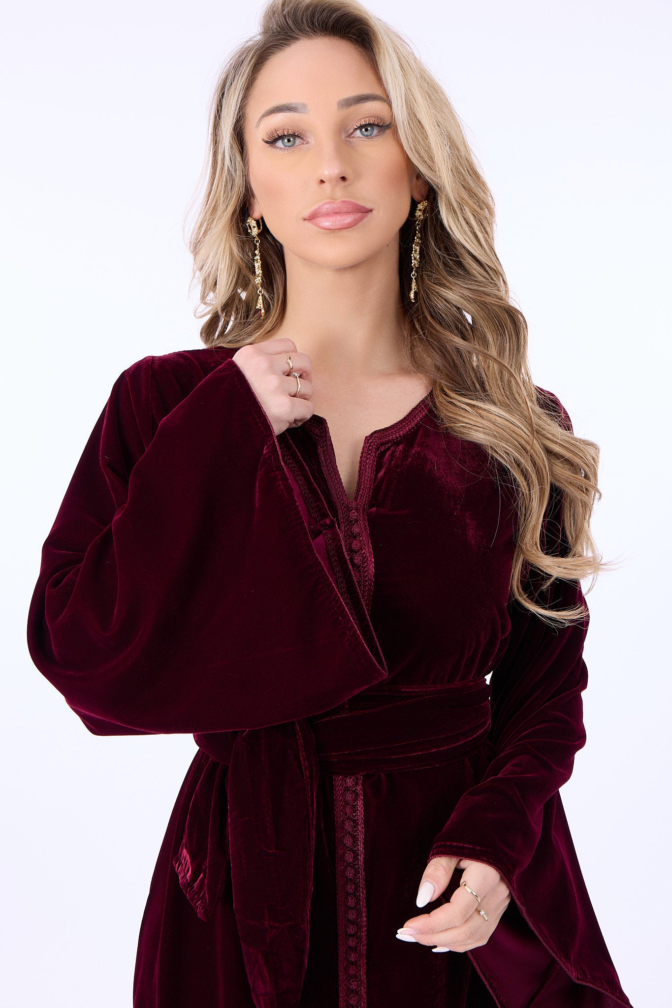 Caftan Lamar Bordeaux