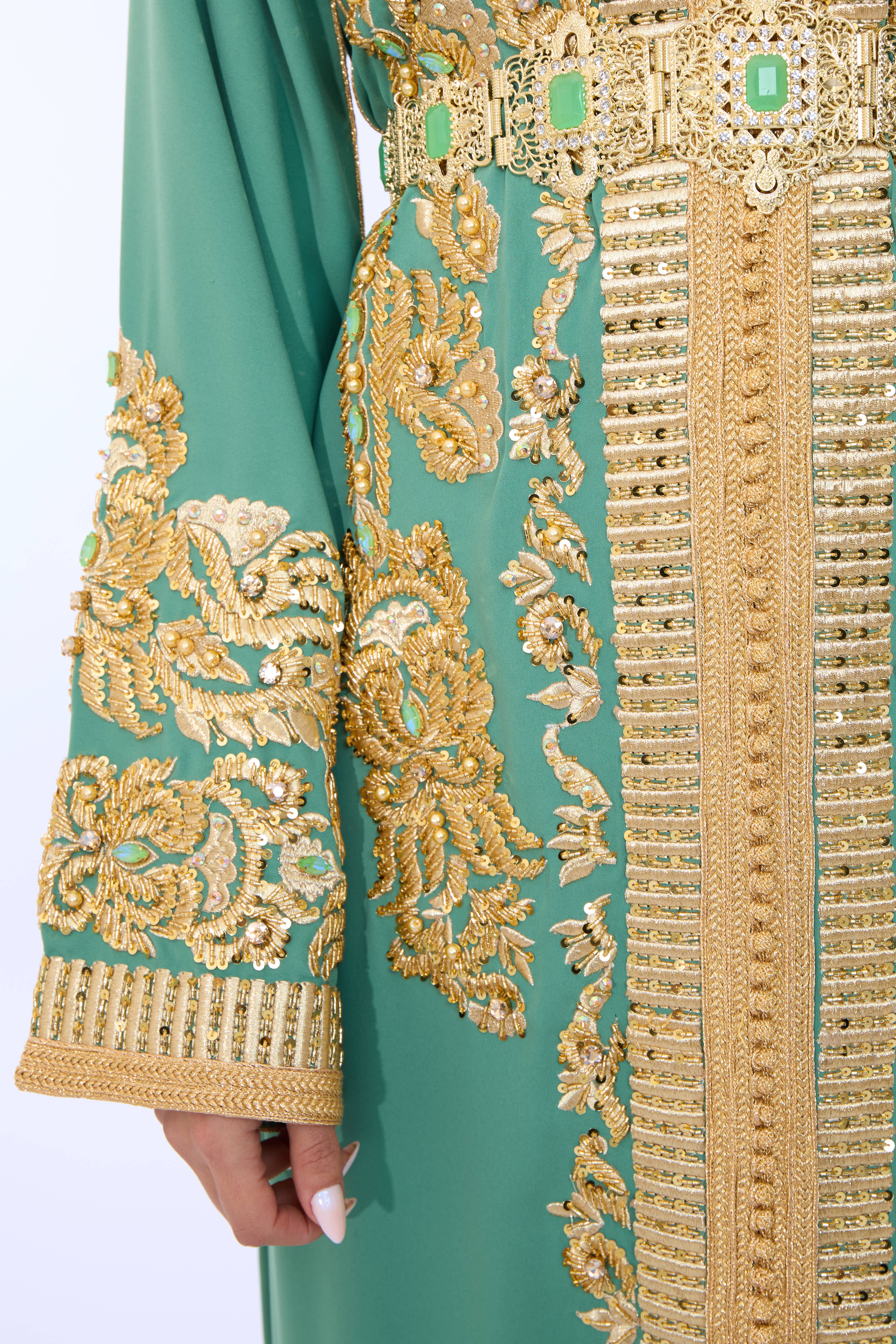 Caftan Diyana Darkseagreen