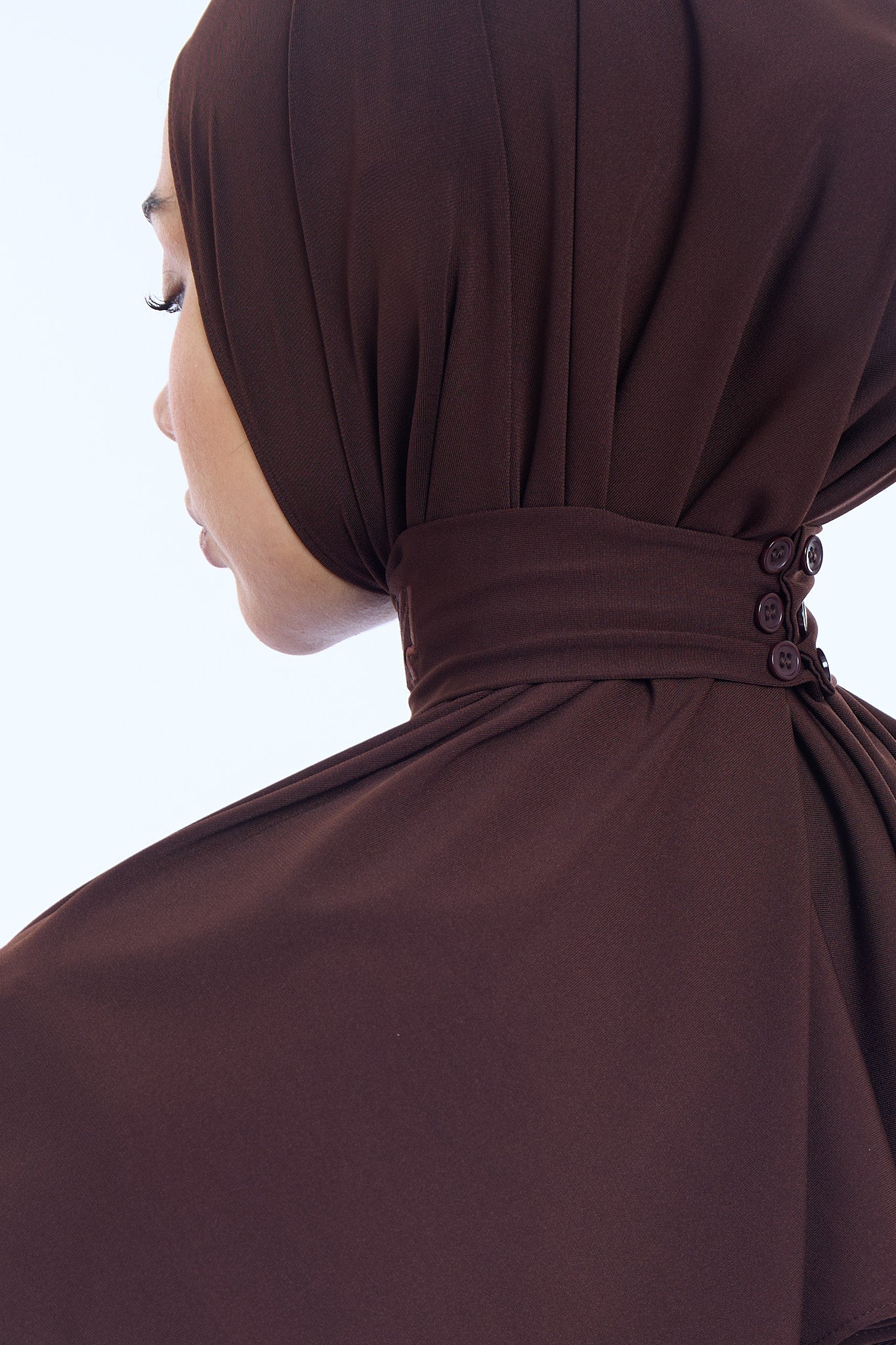 Instant Hijab Premium  I Jet Black