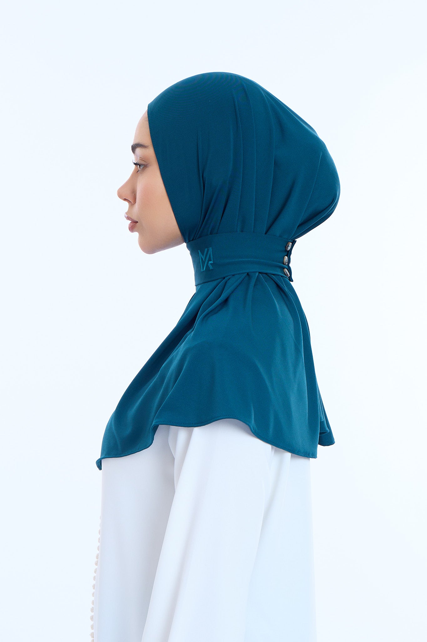 Instant Hijab Premium I Petrol Blue