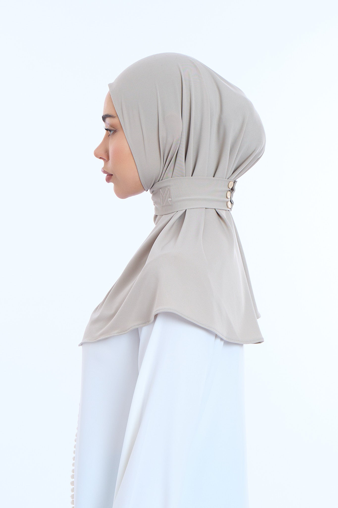 Instant Hijab Premium I Soft Greige