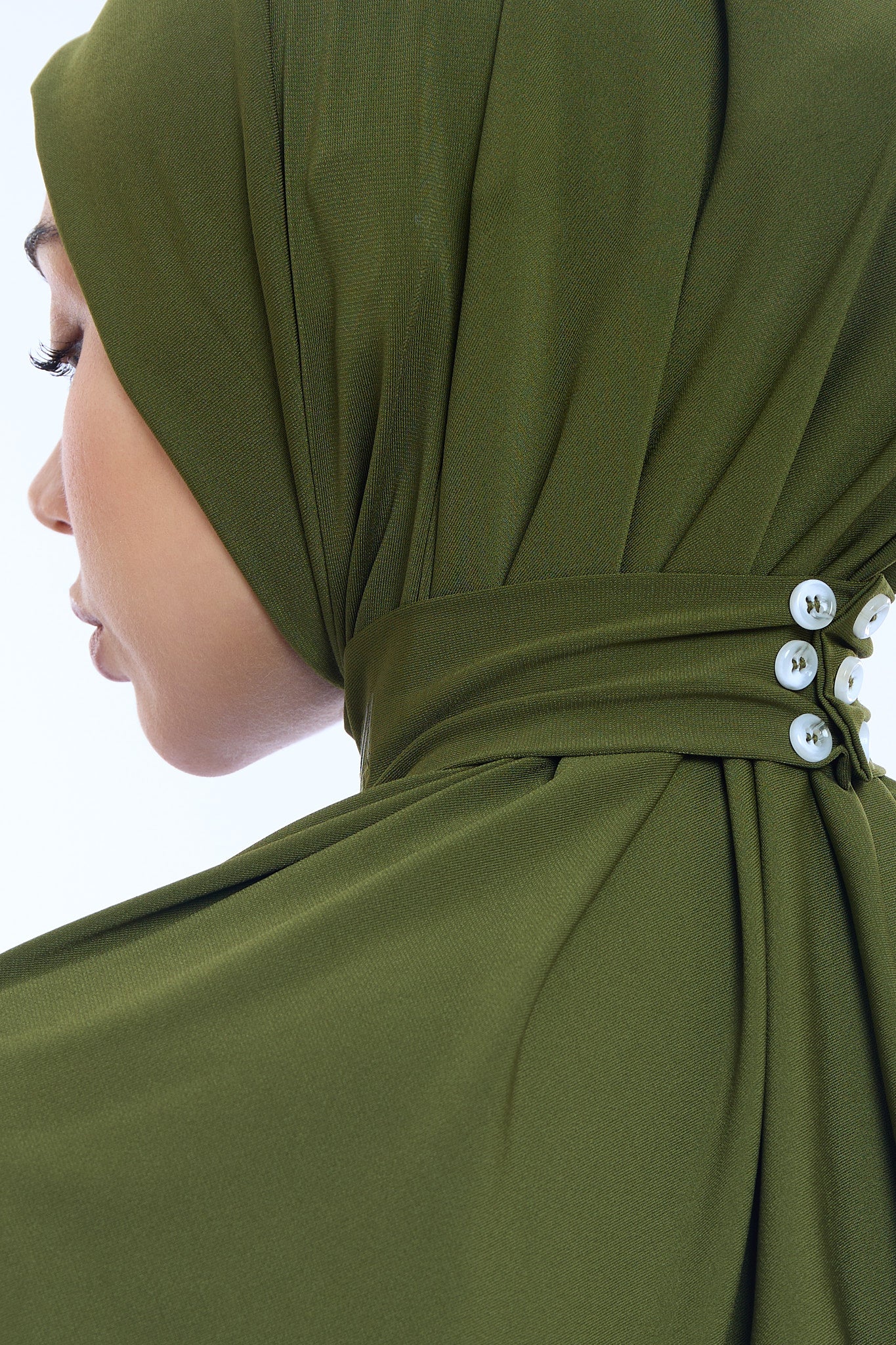 Instant Hijab Premium II Dark Olive