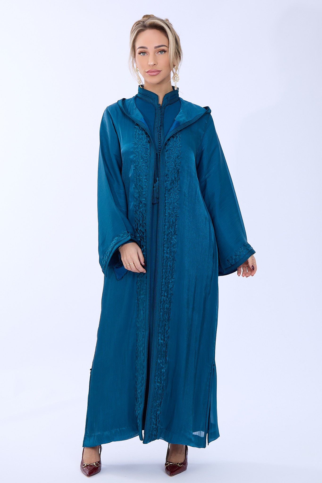 Jalaba Najla Blue Petrol